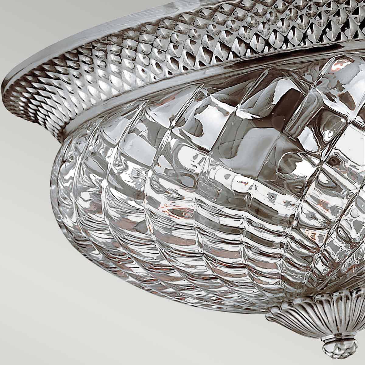 Plantation 2/3Lt Light Flush - Various Finishes E27