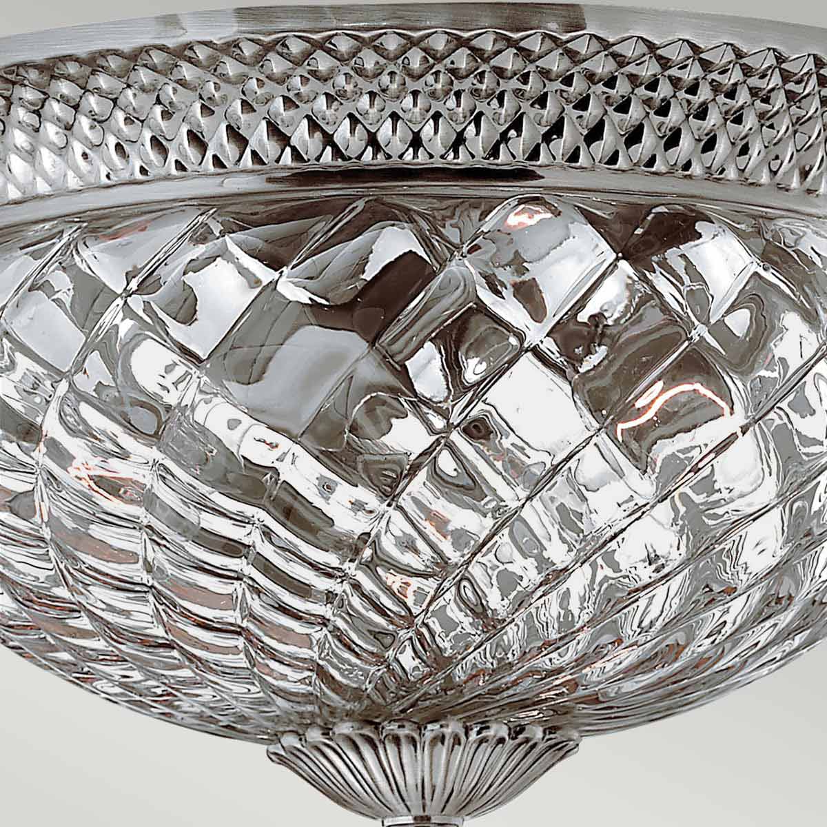 Plantation 2/3Lt Light Flush - Various Finishes E27