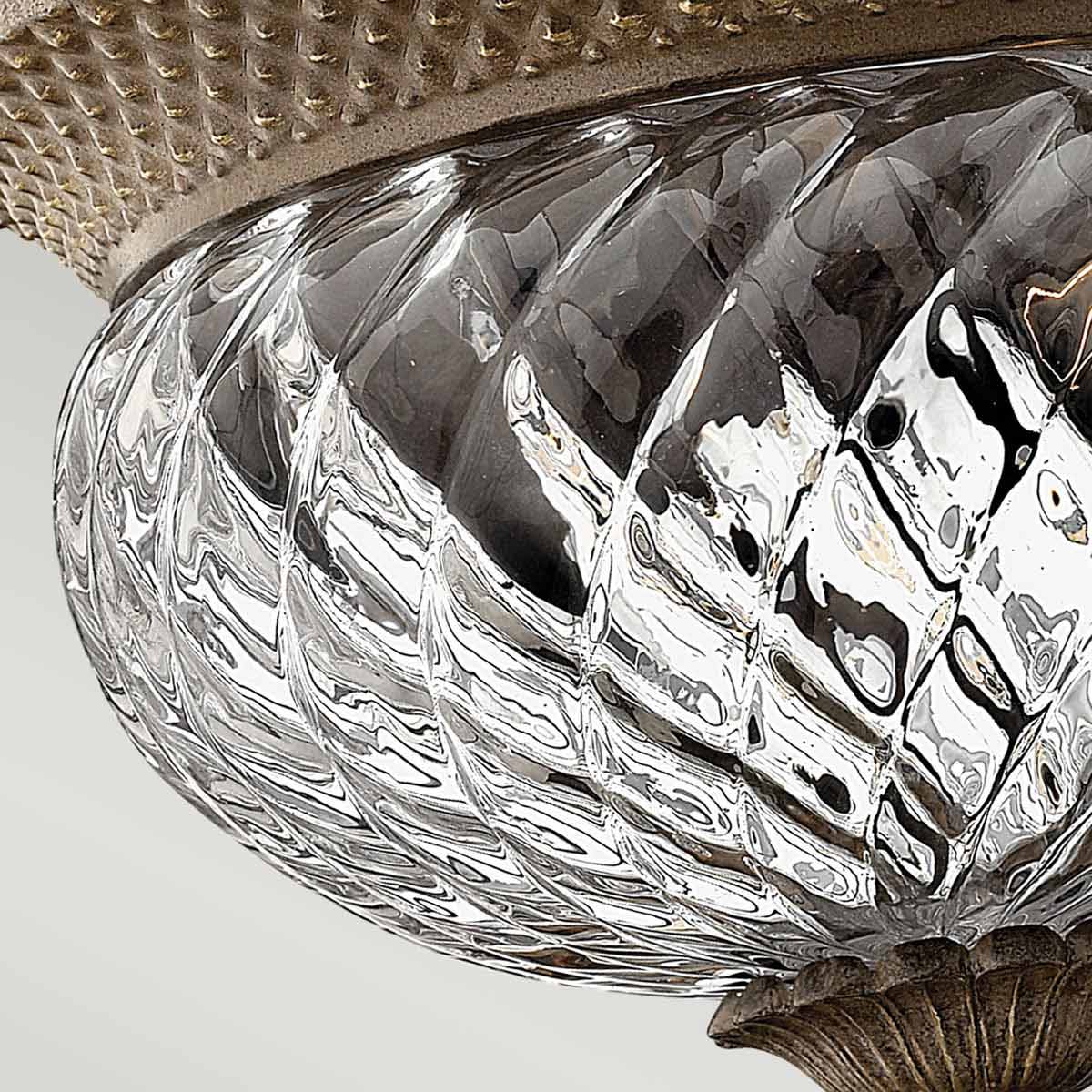 Plantation 2/3Lt Light Flush - Various Finishes E27