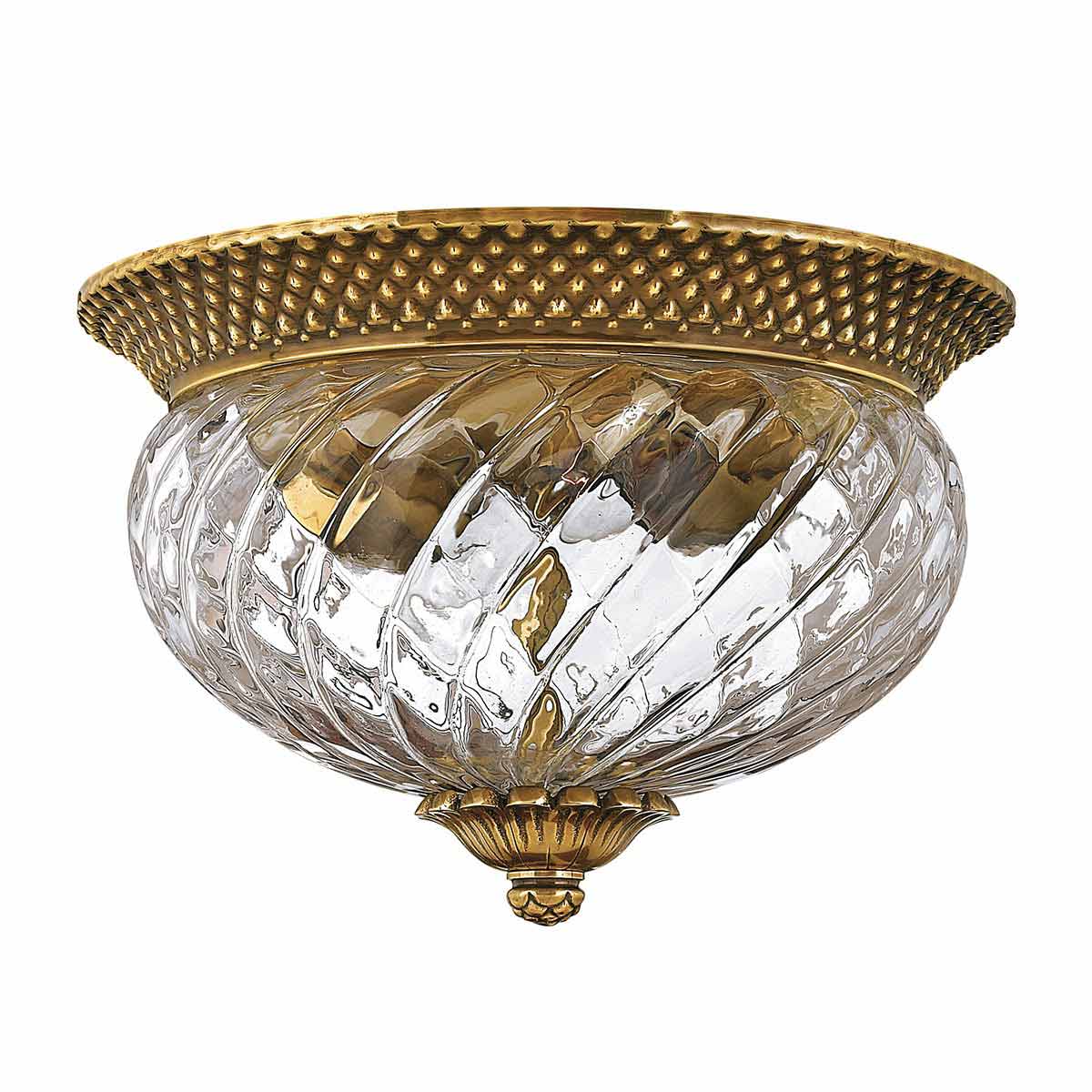 Plantation 2/3Lt Light Flush - Various Finishes E27