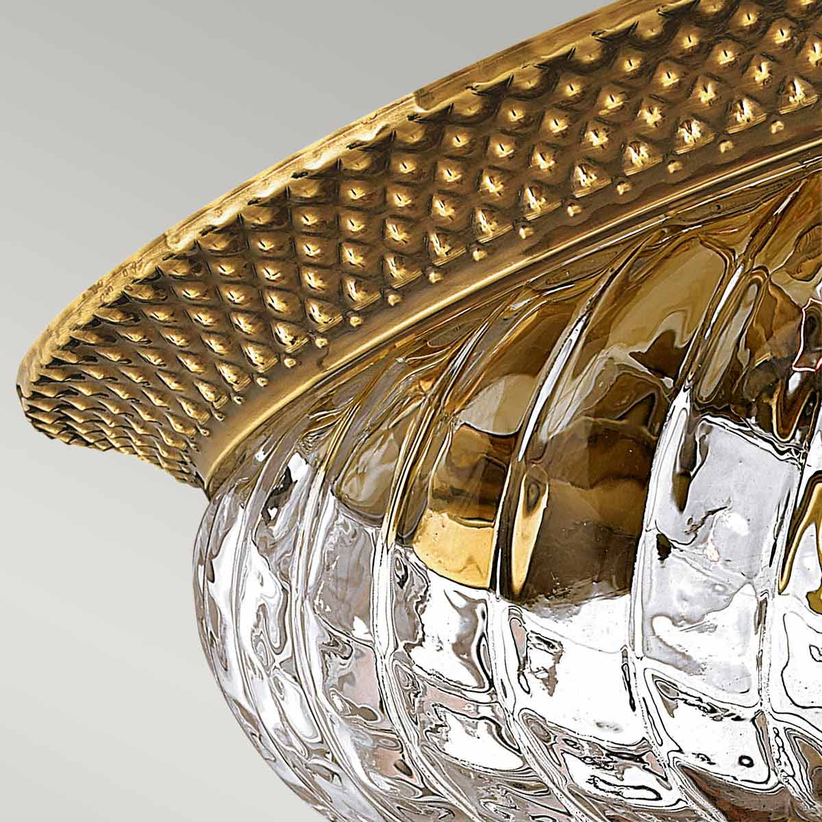 Plantation 2/3Lt Light Flush - Various Finishes E27