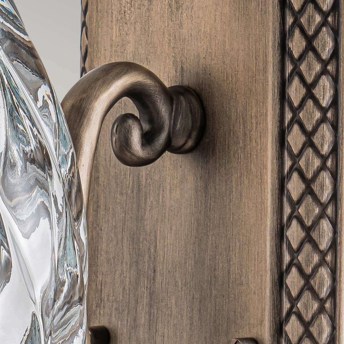 Plantation 1Lt Outdoor Wall Lantern - Burnished Bronze/Black E27 IP44