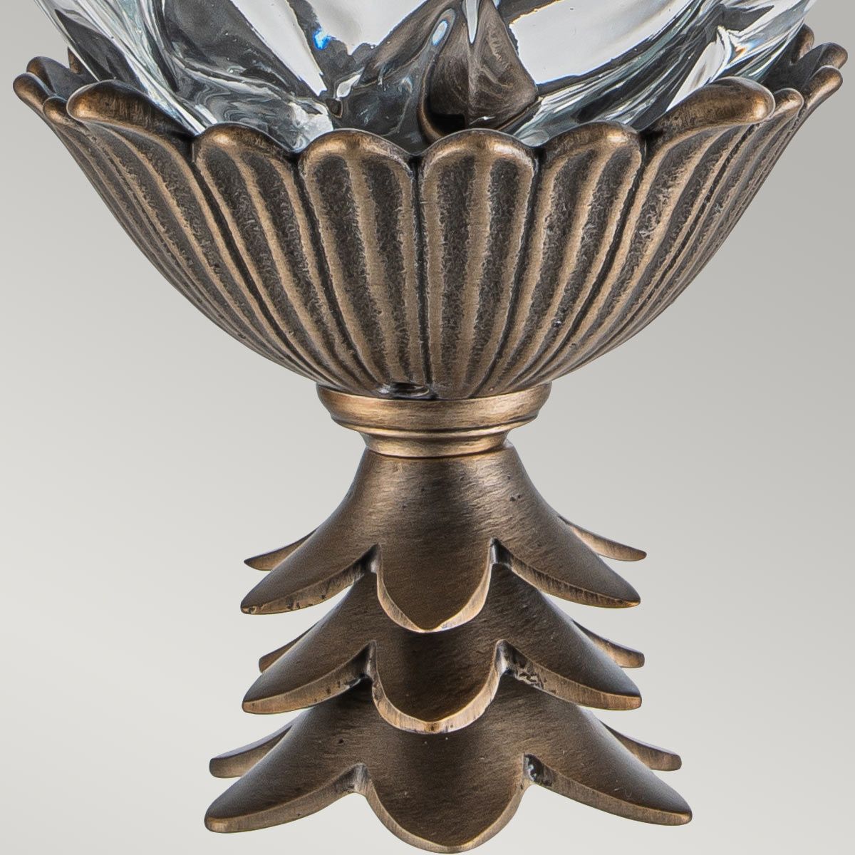 Plantation 1Lt Outdoor Wall Lantern - Burnished Bronze/Black E27 IP44