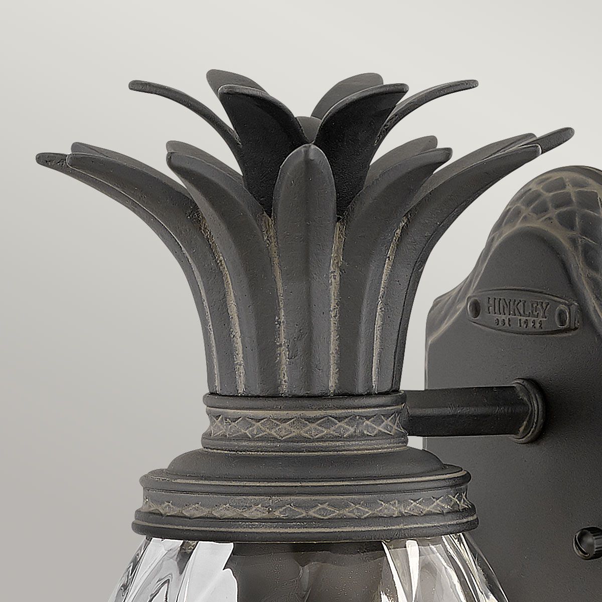 Plantation 1Lt Outdoor Wall Lantern - Burnished Bronze/Black E27 IP44