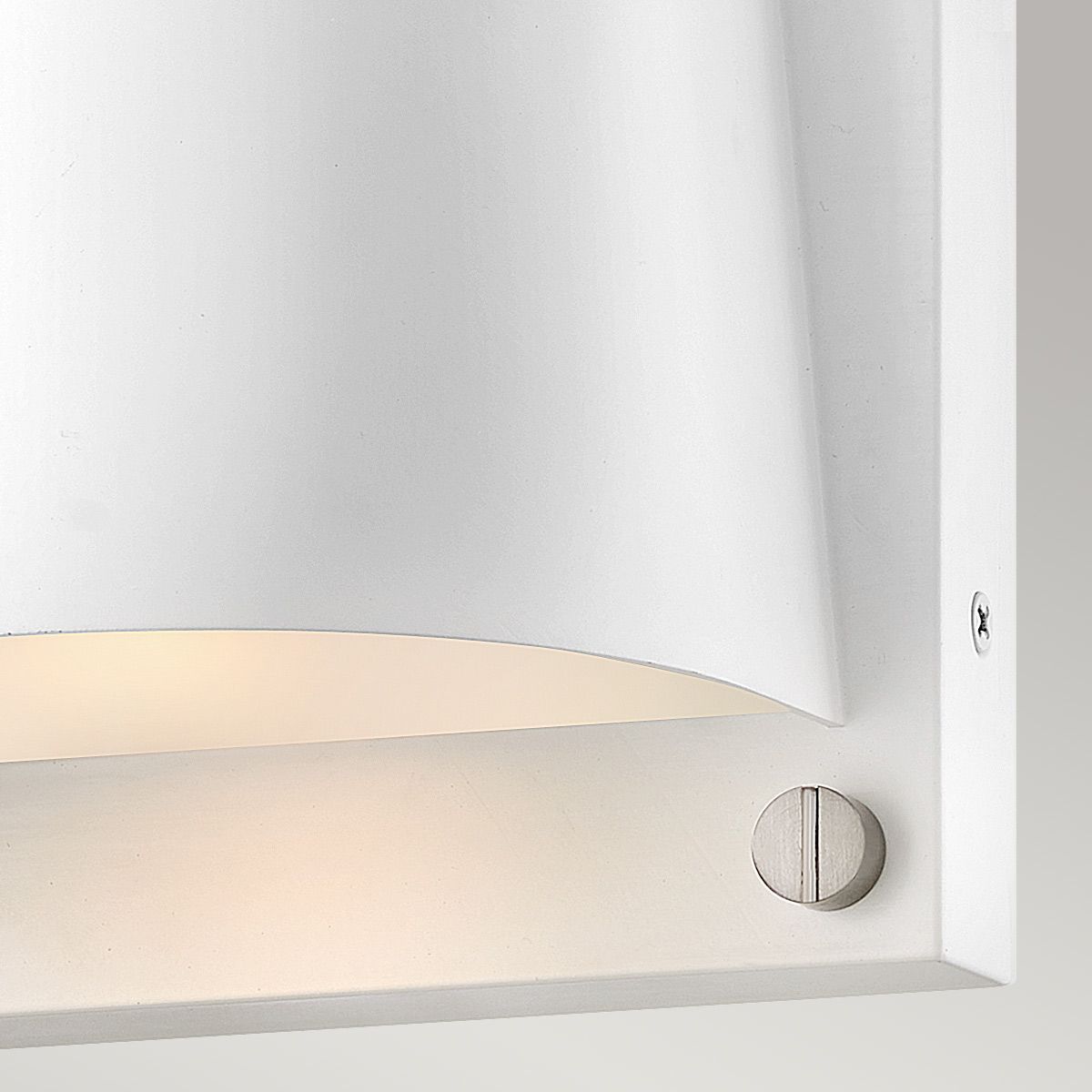 Scout 1lt Small Wall Light - Painted Heritage Brass/ Satin White