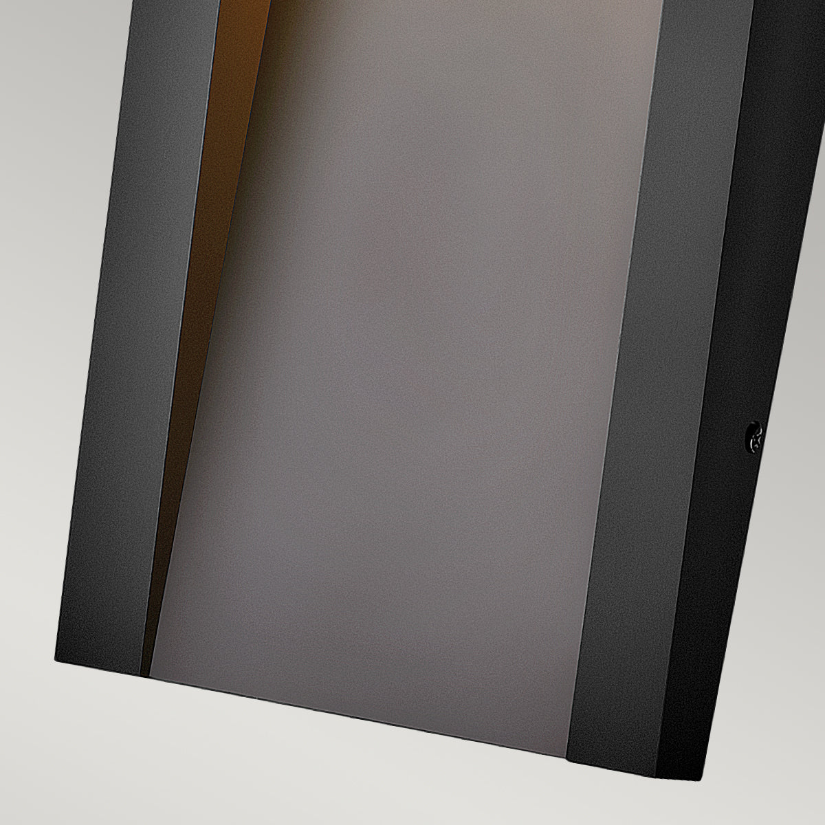 Taper Medium LED Wall Lantern - Textured Black Finish