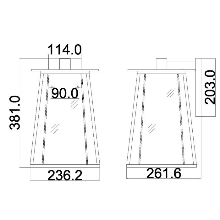 Walker 2Lt Large Outdoor Wall Lantern -Promotional Offer