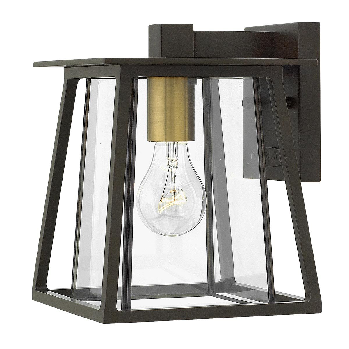 Walker 2Lt Large Outdoor Wall Lantern - Buckeye Bronze