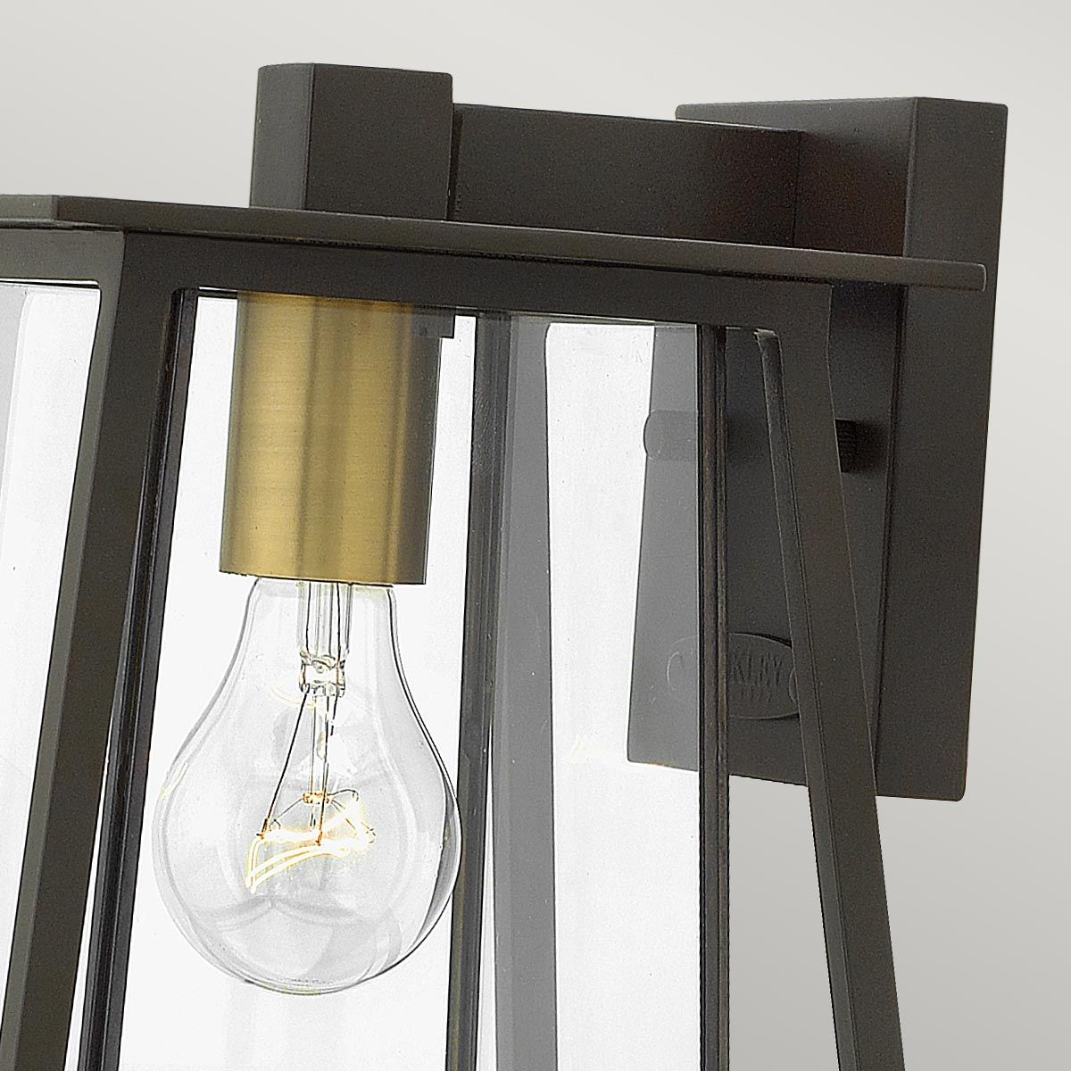Walker 2Lt Large Outdoor Wall Lantern - Buckeye Bronze