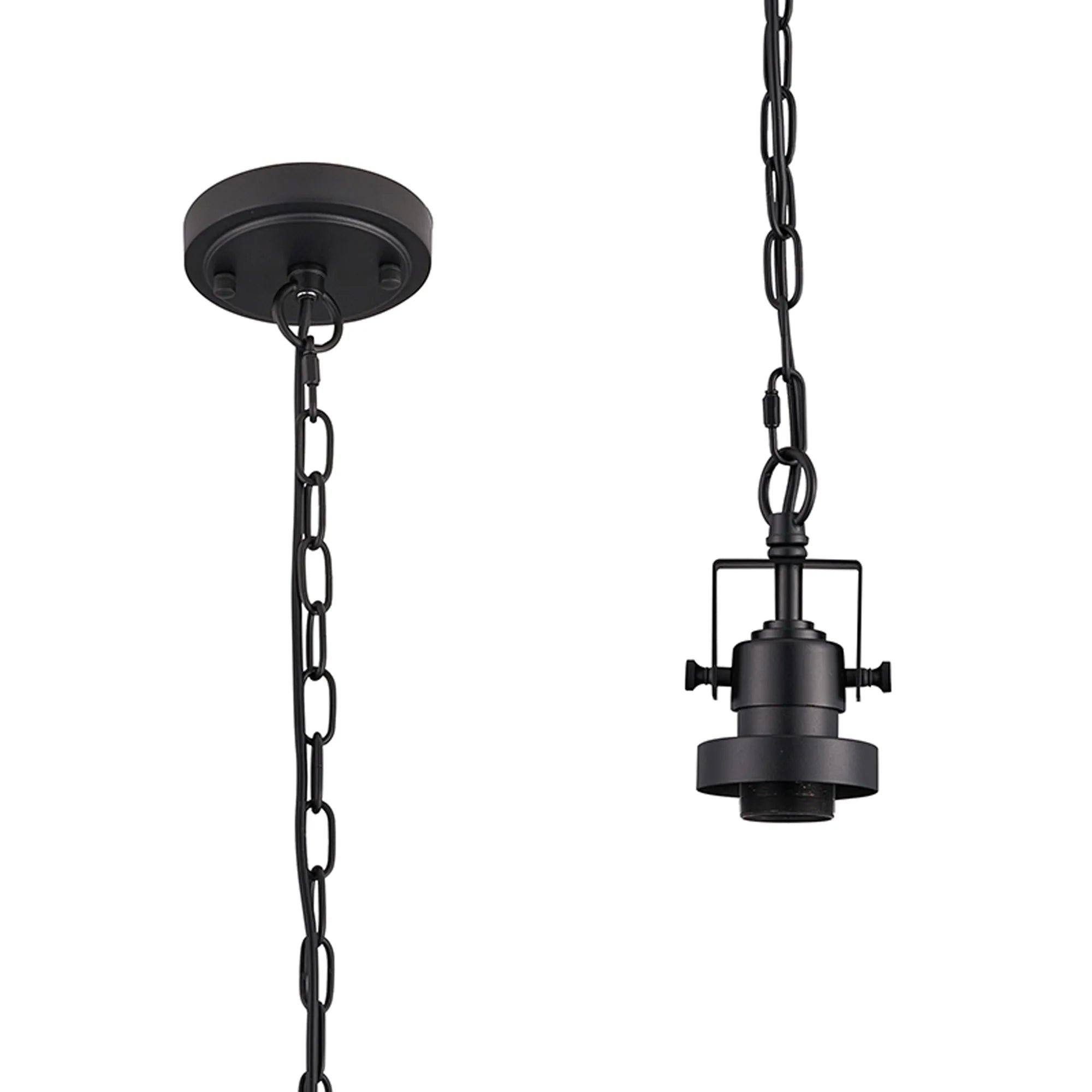 Herning 12cm Single Pendant ( Frame Only) Adjustable Suspension Kit- Various Colours