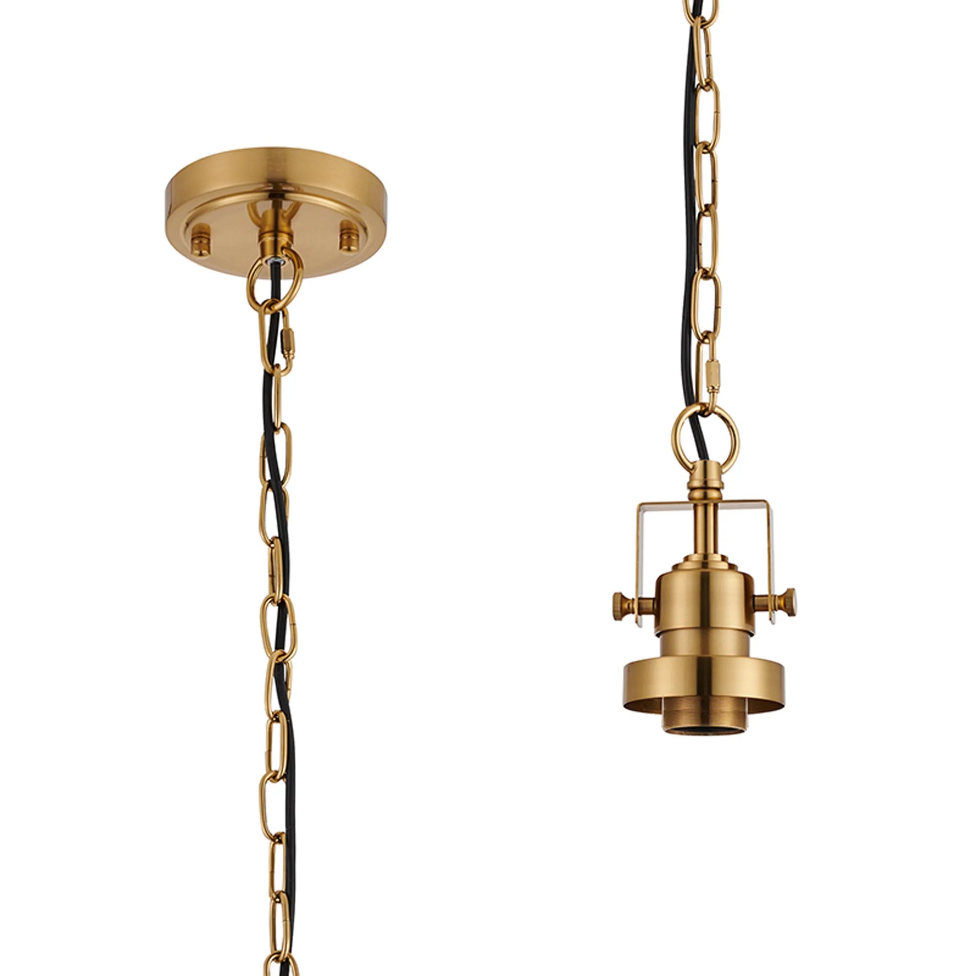 Herning 12cm Single Pendant ( Frame Only) Adjustable Suspension Kit- Various Colours