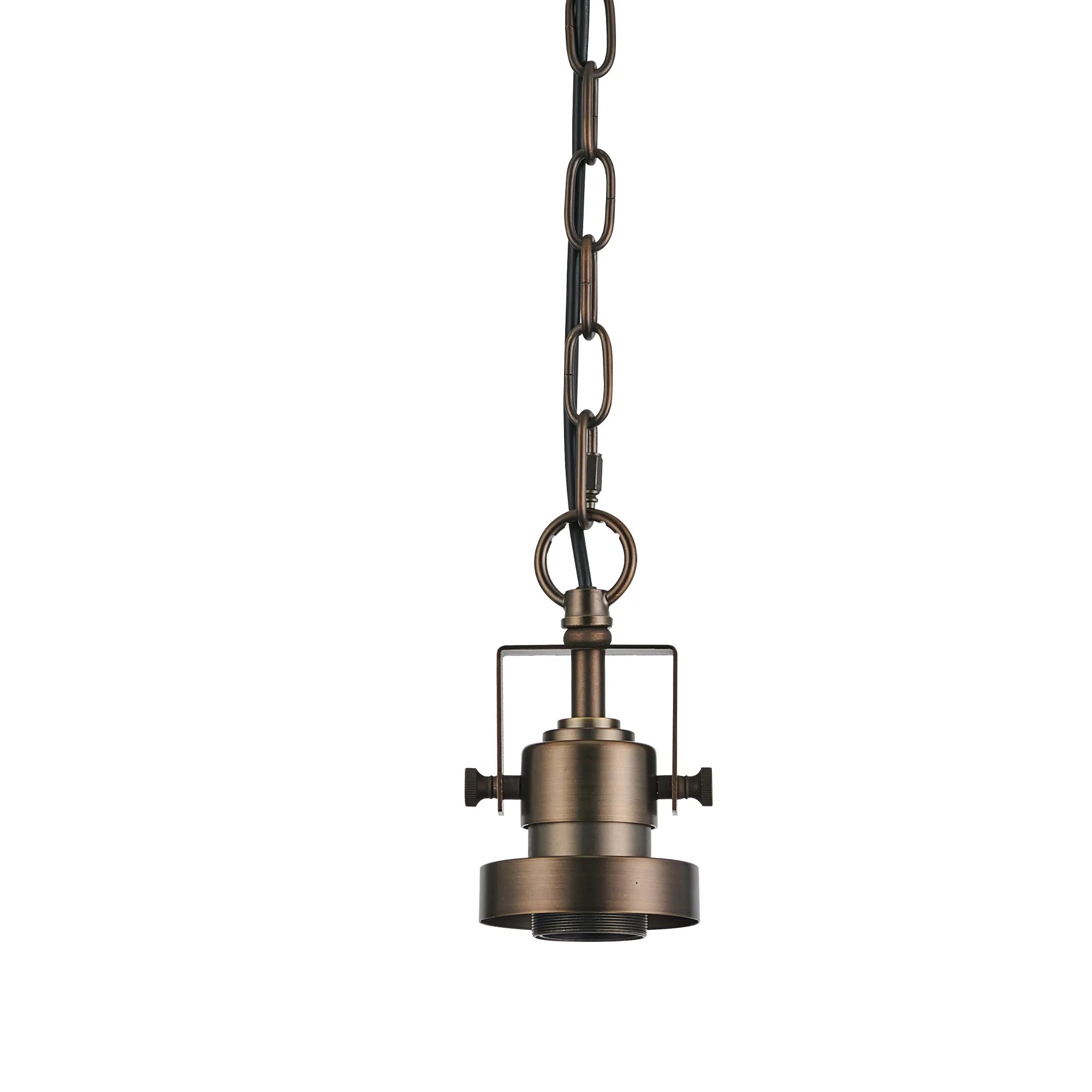 Herning 12cm Single Pendant ( Frame Only) Adjustable Suspension Kit- Various Colours