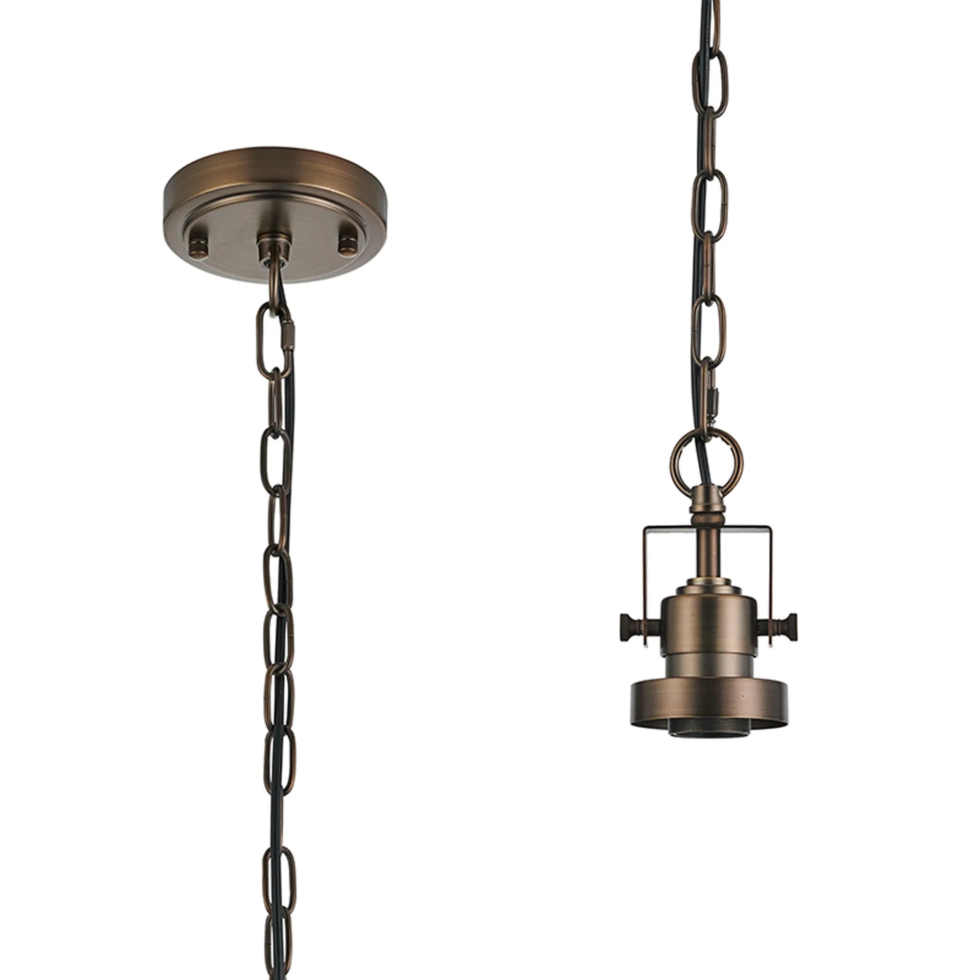 Herning 12cm Single Pendant ( Frame Only) Adjustable Suspension Kit- Various Colours