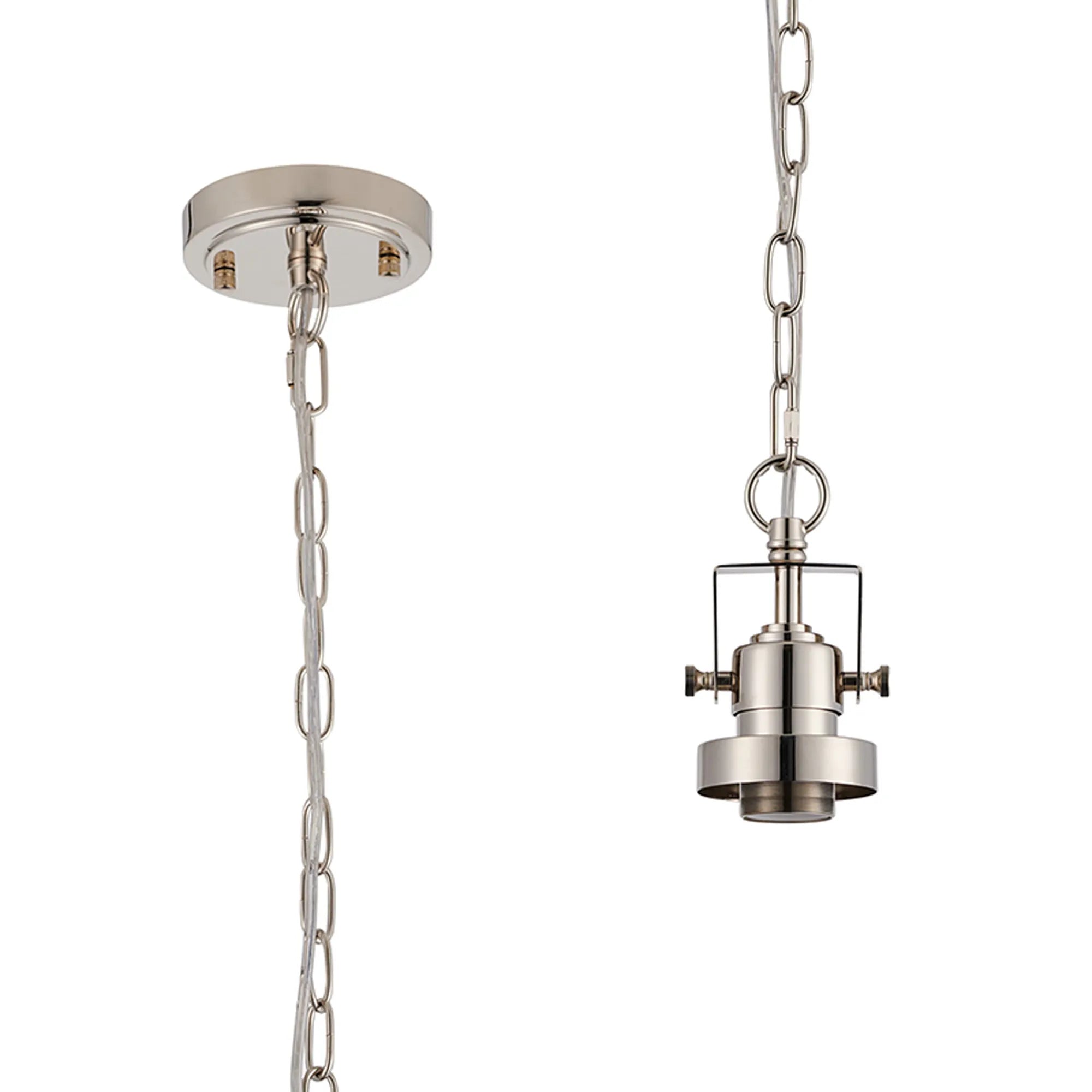 Herning 12cm Single Pendant ( Frame Only) Adjustable Suspension Kit- Various Colours