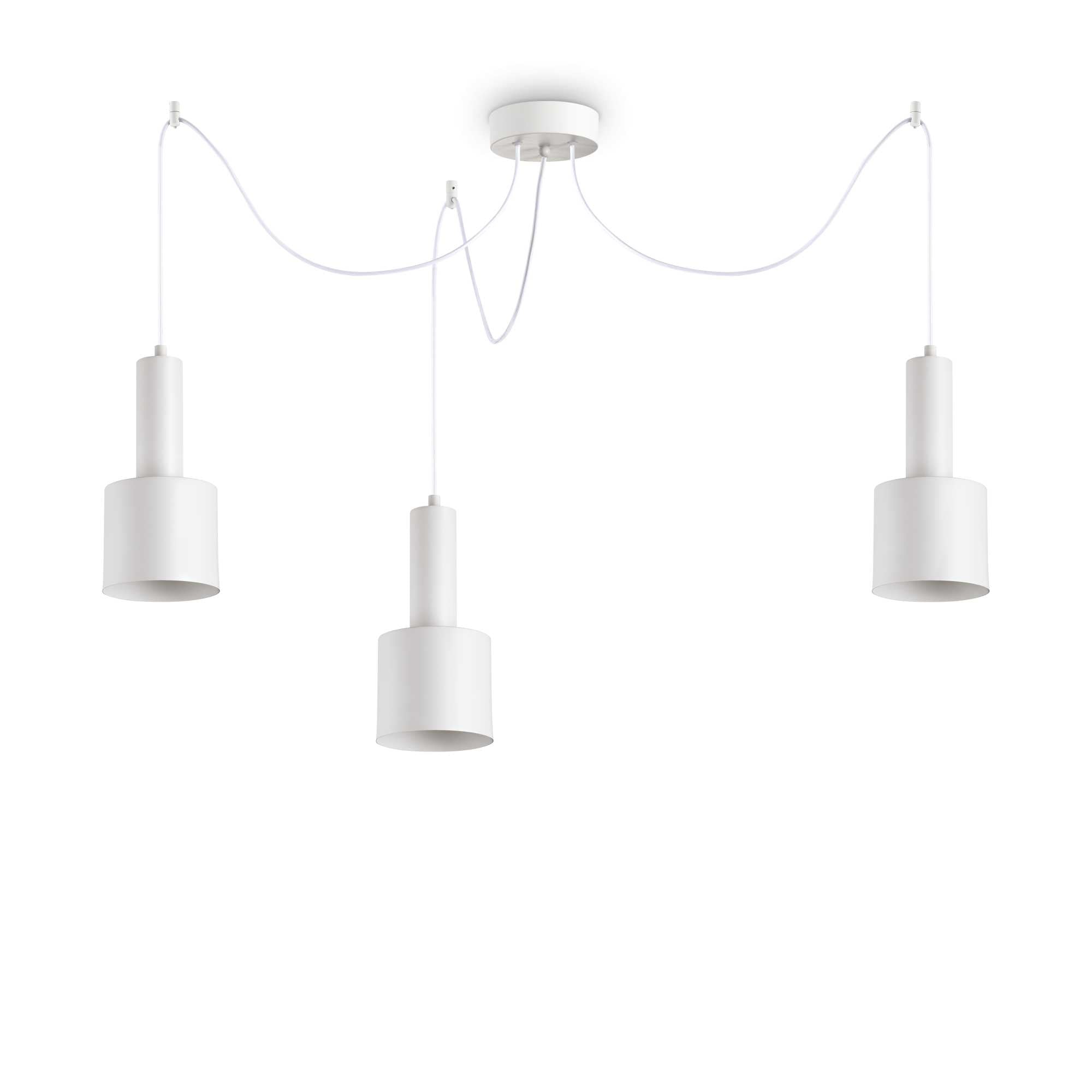 HOLLY 1/3Lt - White/Black Finish - Cusack Lighting
