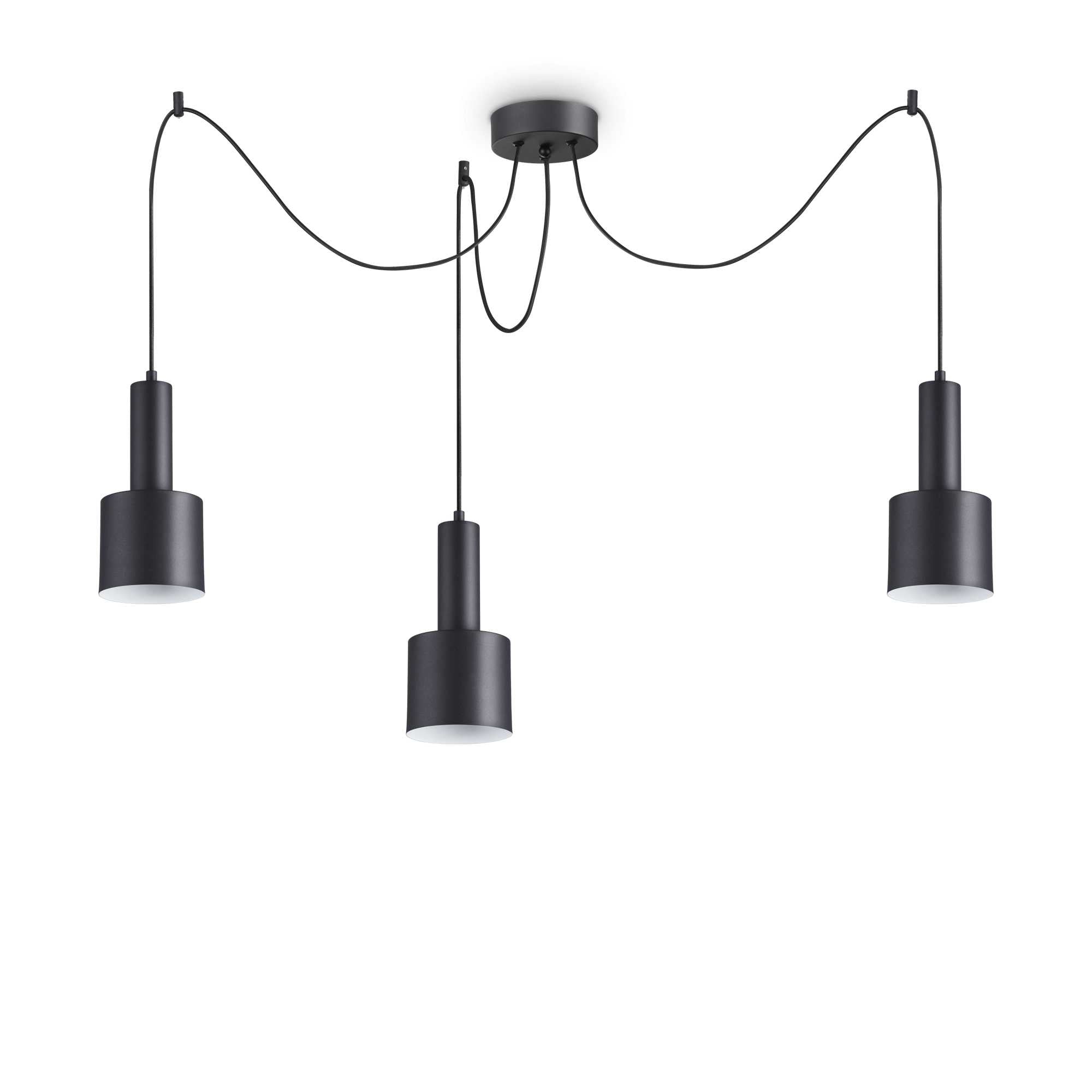 HOLLY 1/3Lt - White/Black Finish - Cusack Lighting