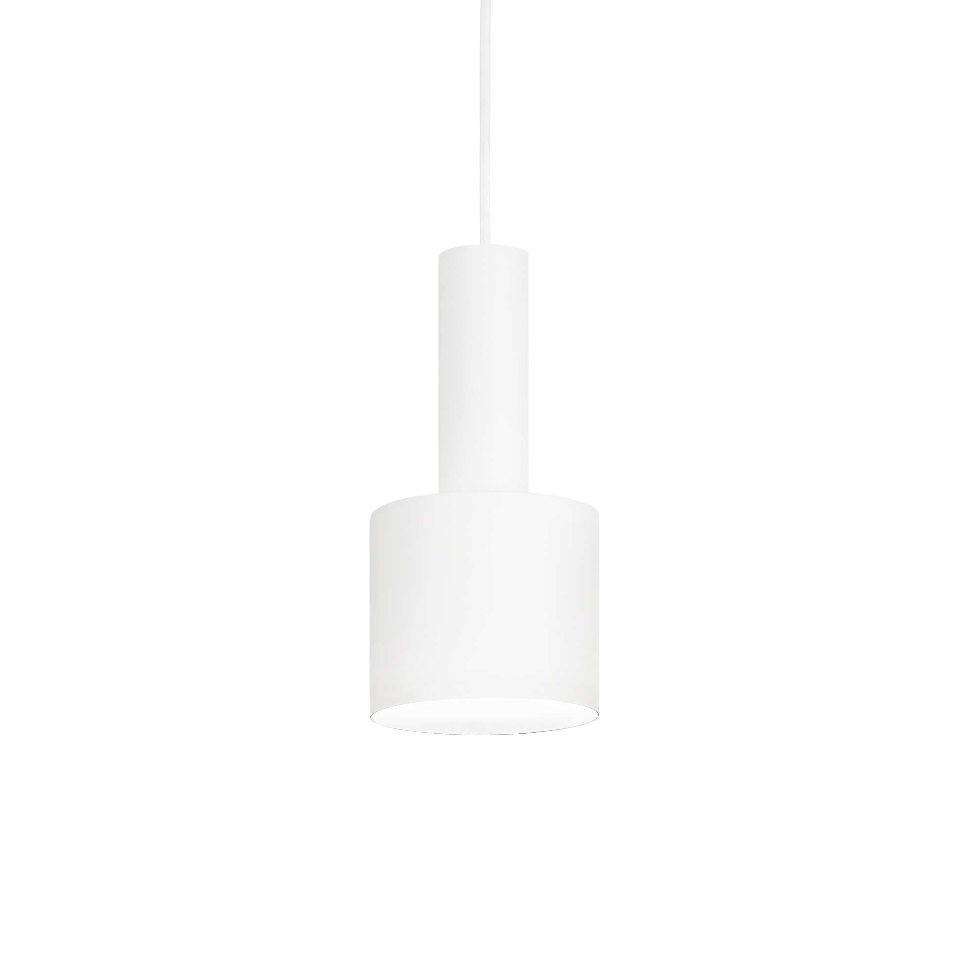 Holly Single Pendant Light - White/Black/Brass Finish - Cusack Lighting