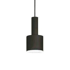 Holly Single Pendant Light - White/Black/Brass Finish - Cusack Lighting