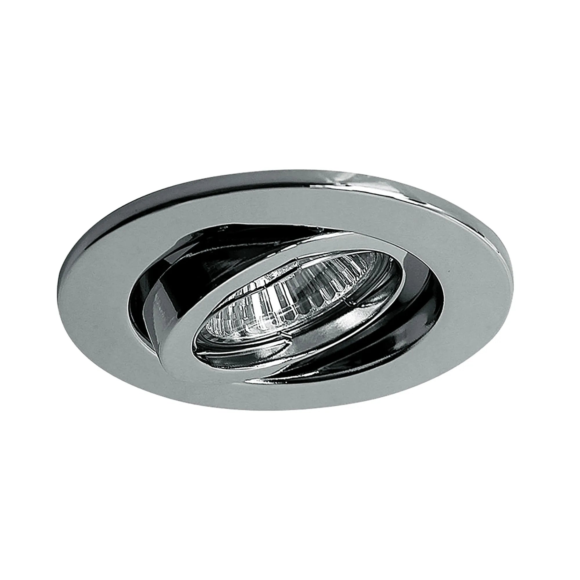 Hudson 10.4cm GU10 Adjustable Downlight White (Lamp Not Included), Cut Out: 84mm