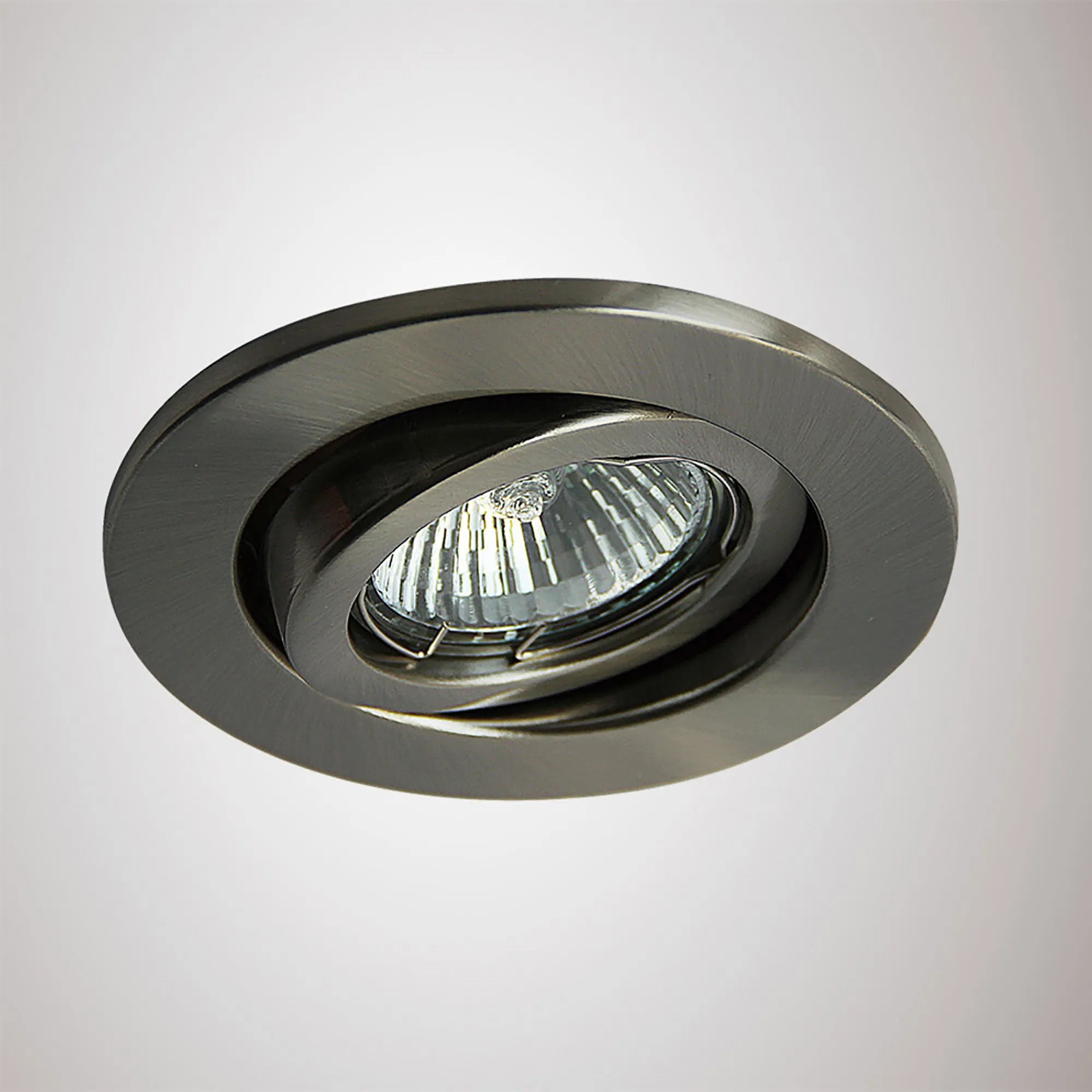 Hudson 10.4cm GU10 Adjustable Downlight White (Lamp Not Included), Cut Out: 84mm