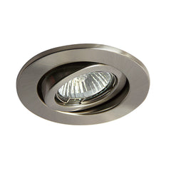 Hudson 10.4cm GU10 Adjustable Downlight White (Lamp Not Included), Cut Out: 84mm
