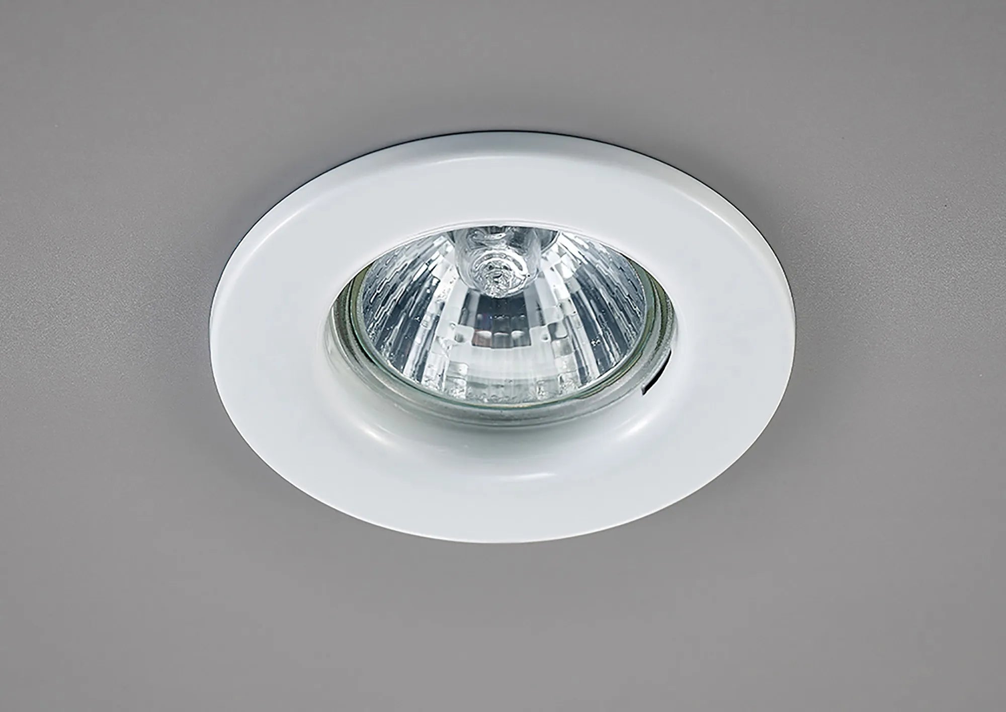 Hudson 8.4cm GU10 Fixed Downlight White (Lamp Not Included), Cut Out: 60mm