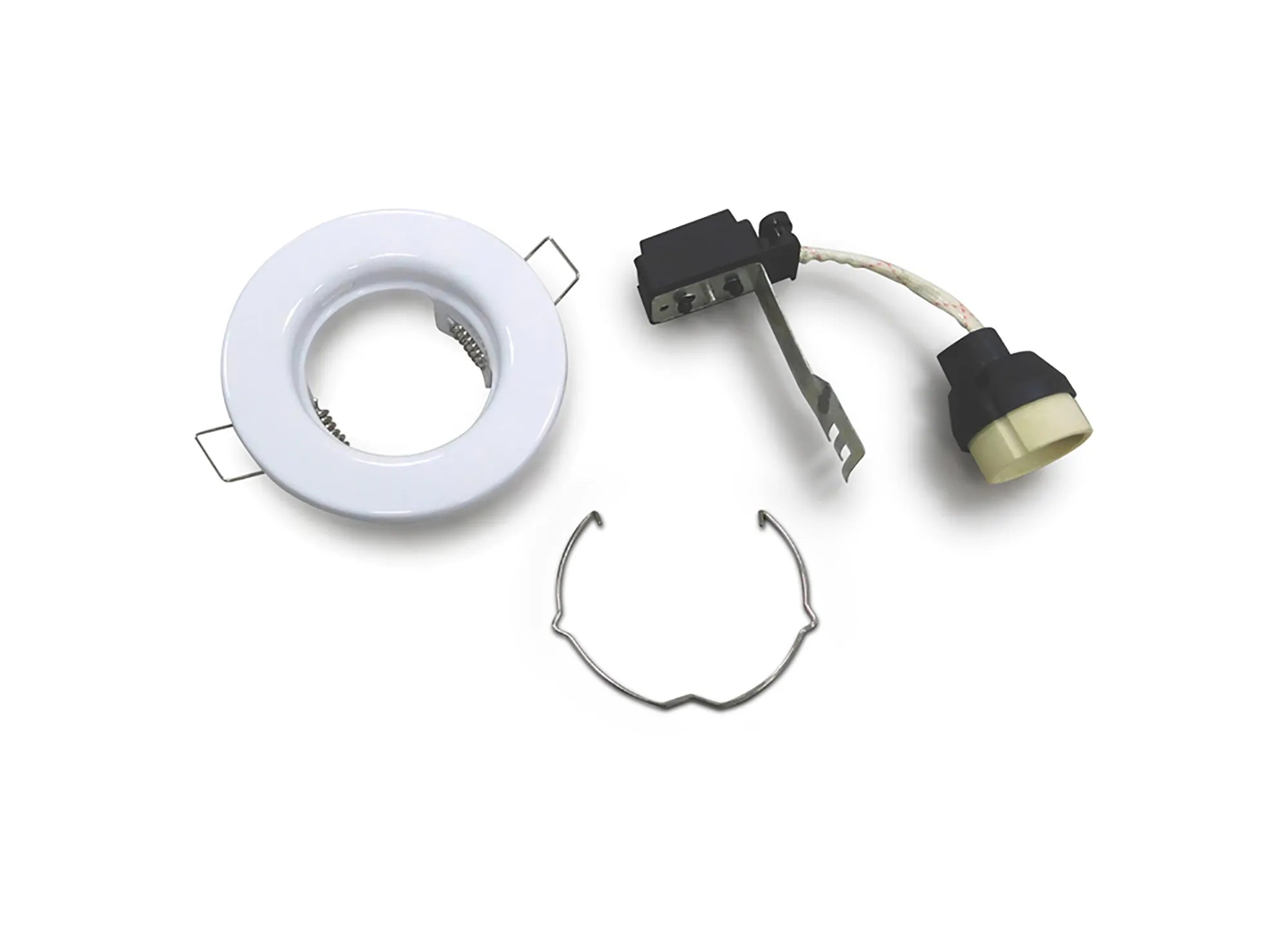 Hudson 8.4cm GU10 Fixed Downlight White (Lamp Not Included), Cut Out: 60mm