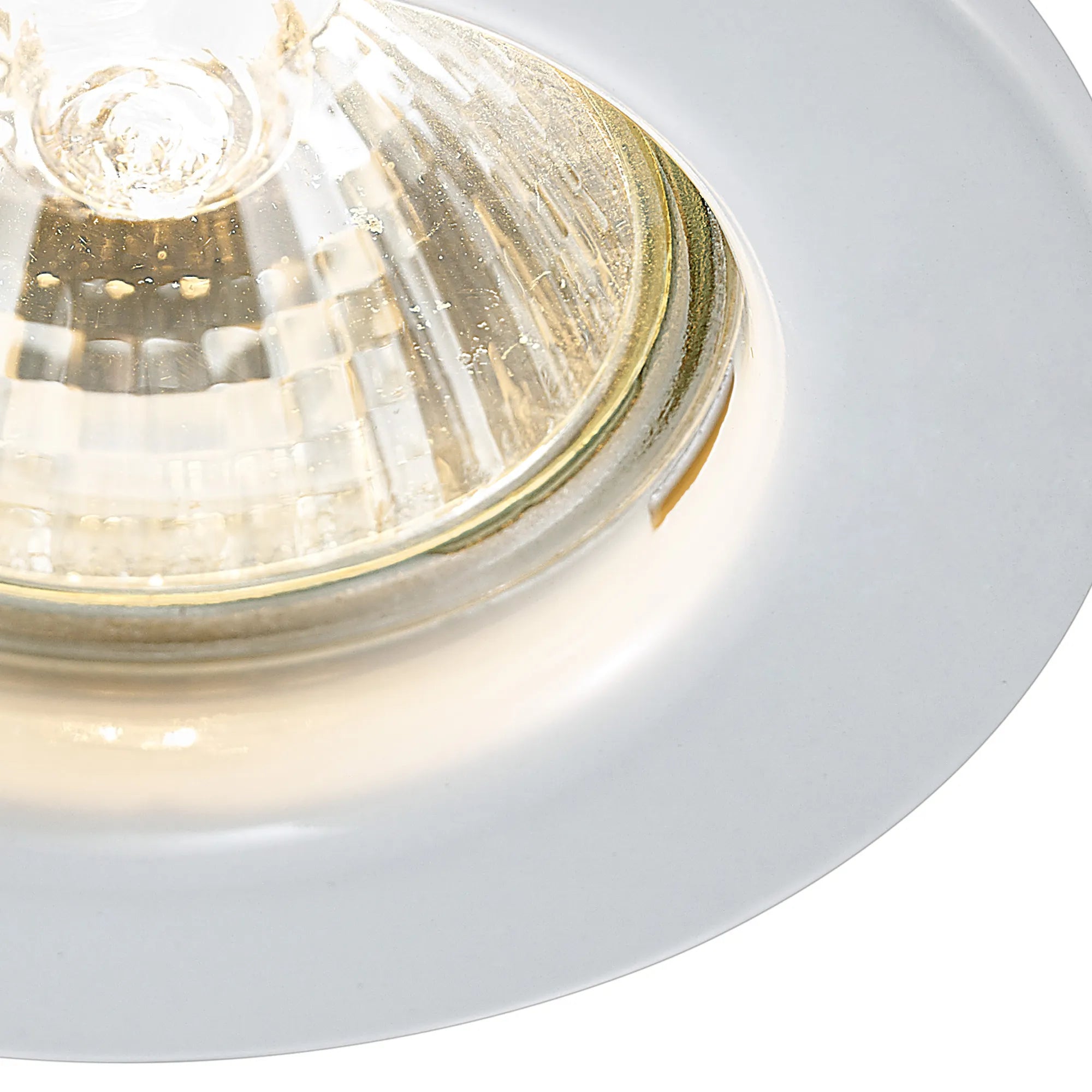 Hudson 8.4cm GU10 Fixed Downlight White (Lamp Not Included), Cut Out: 60mm