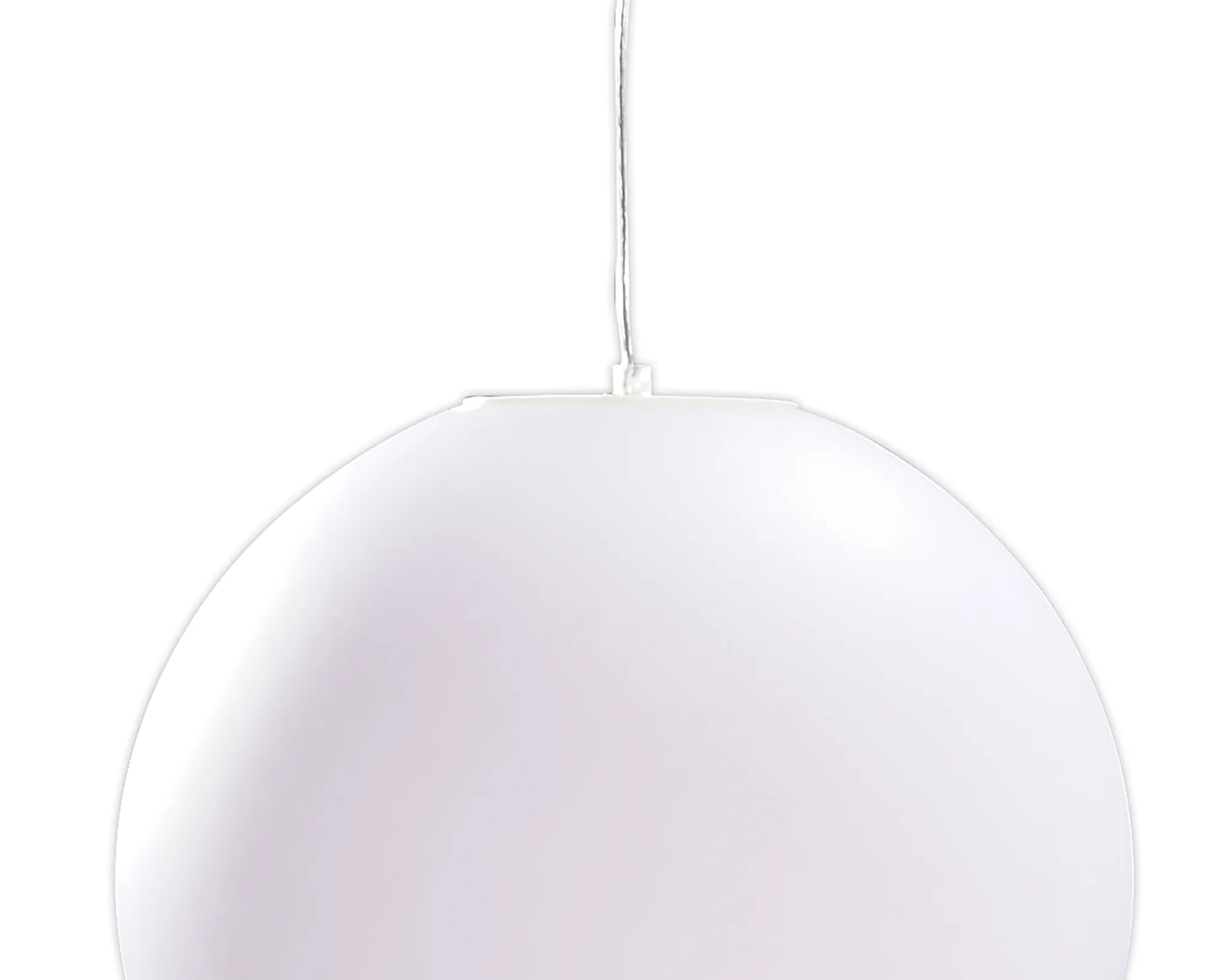 Huevo 35cm/40cm  Ball Pendant E27 Small Outdoor IP44, Opal White