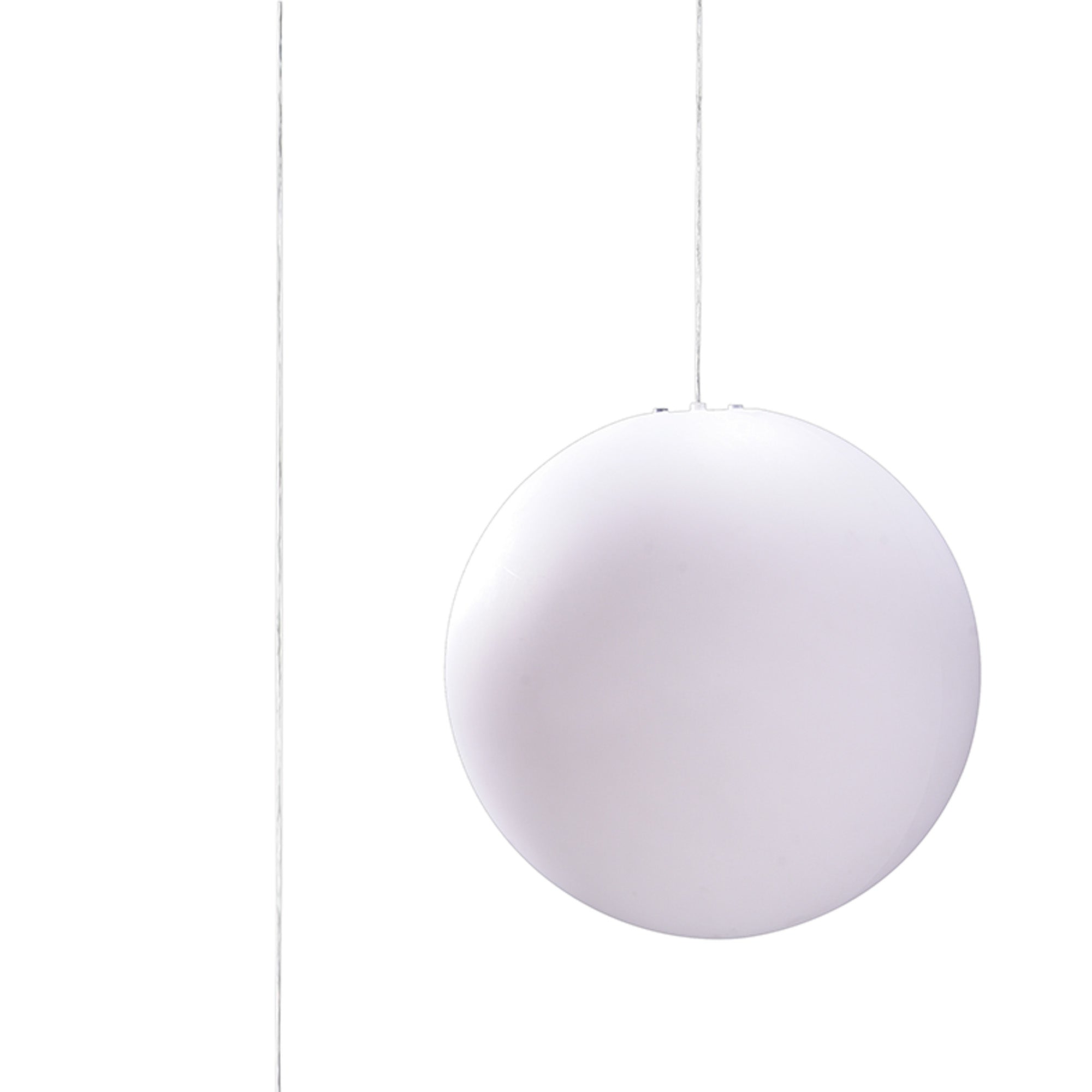 Huevo 35cm/40cm  Ball Pendant E27 Small Outdoor IP44, Opal White