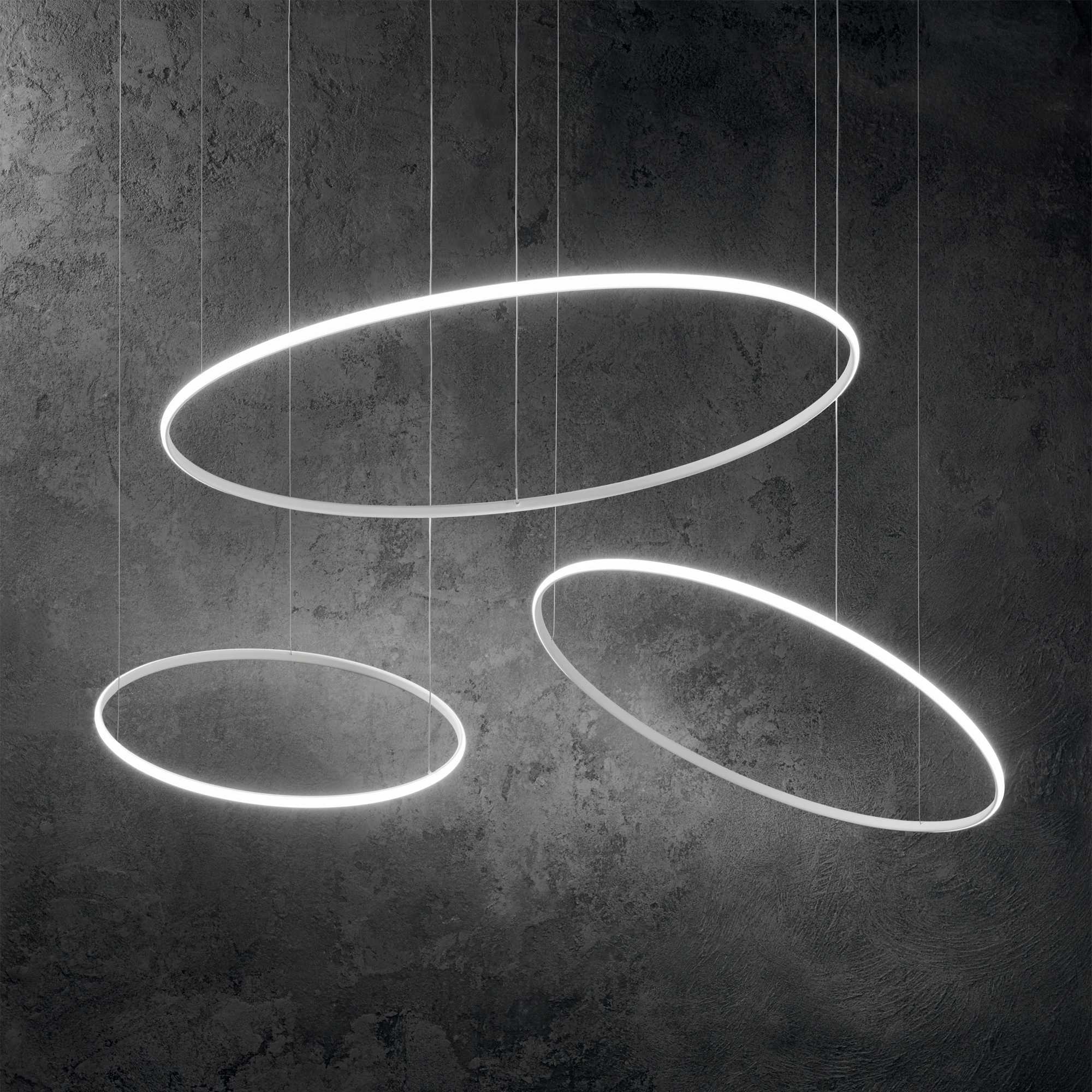 Hulahoop - Small/Medium/Large - White Finish - Cusack Lighting