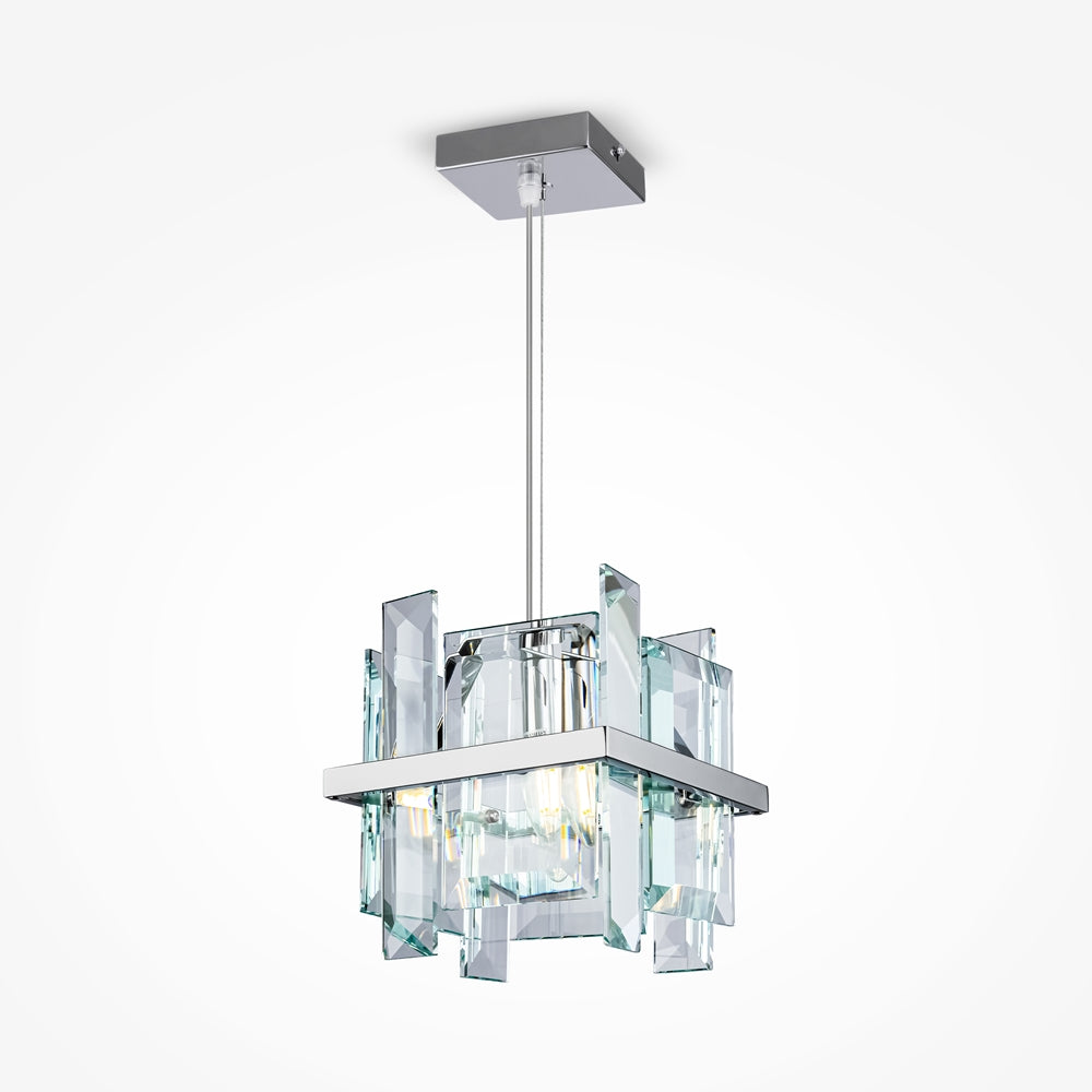 Cerezo 1/5/7Lt Crystal Ceiling Light - Chrome Finish