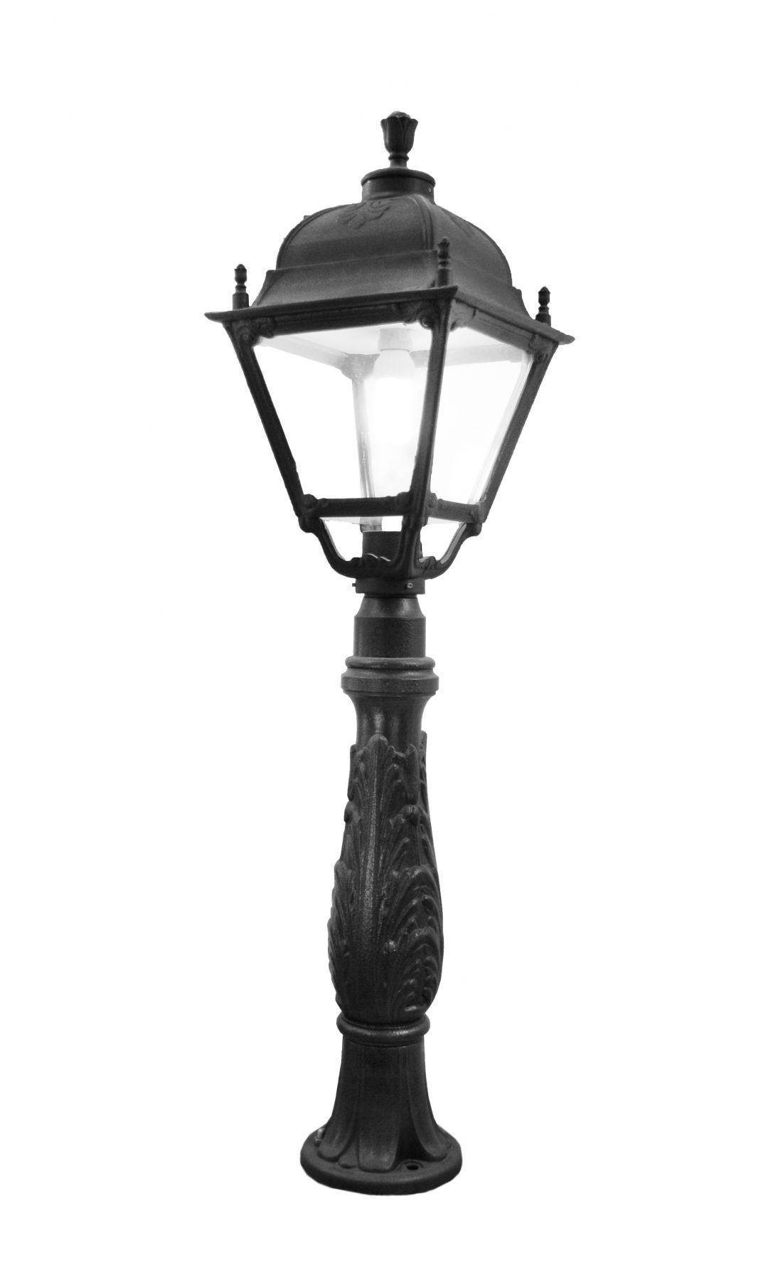 Iafet.R Medium Height Post Simon Black - Cusack Lighting
