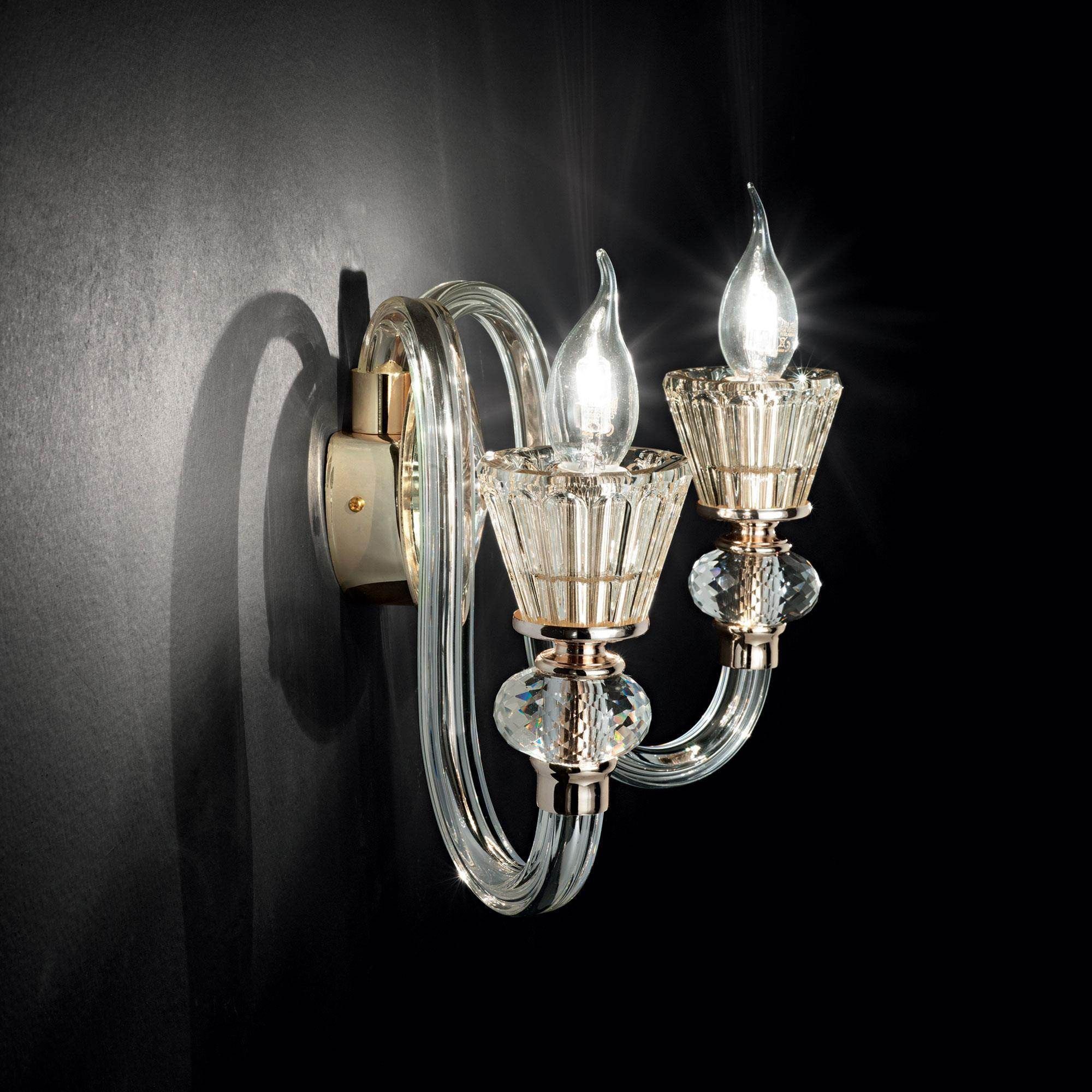 IDEALLUX STRAUSS AP2 INDOOR WALL LIGHT - Cusack Lighting