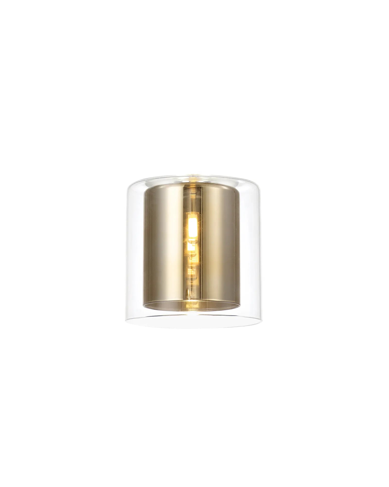 Cassis 5Lt Chandelier - French Gold & Gold Shades
