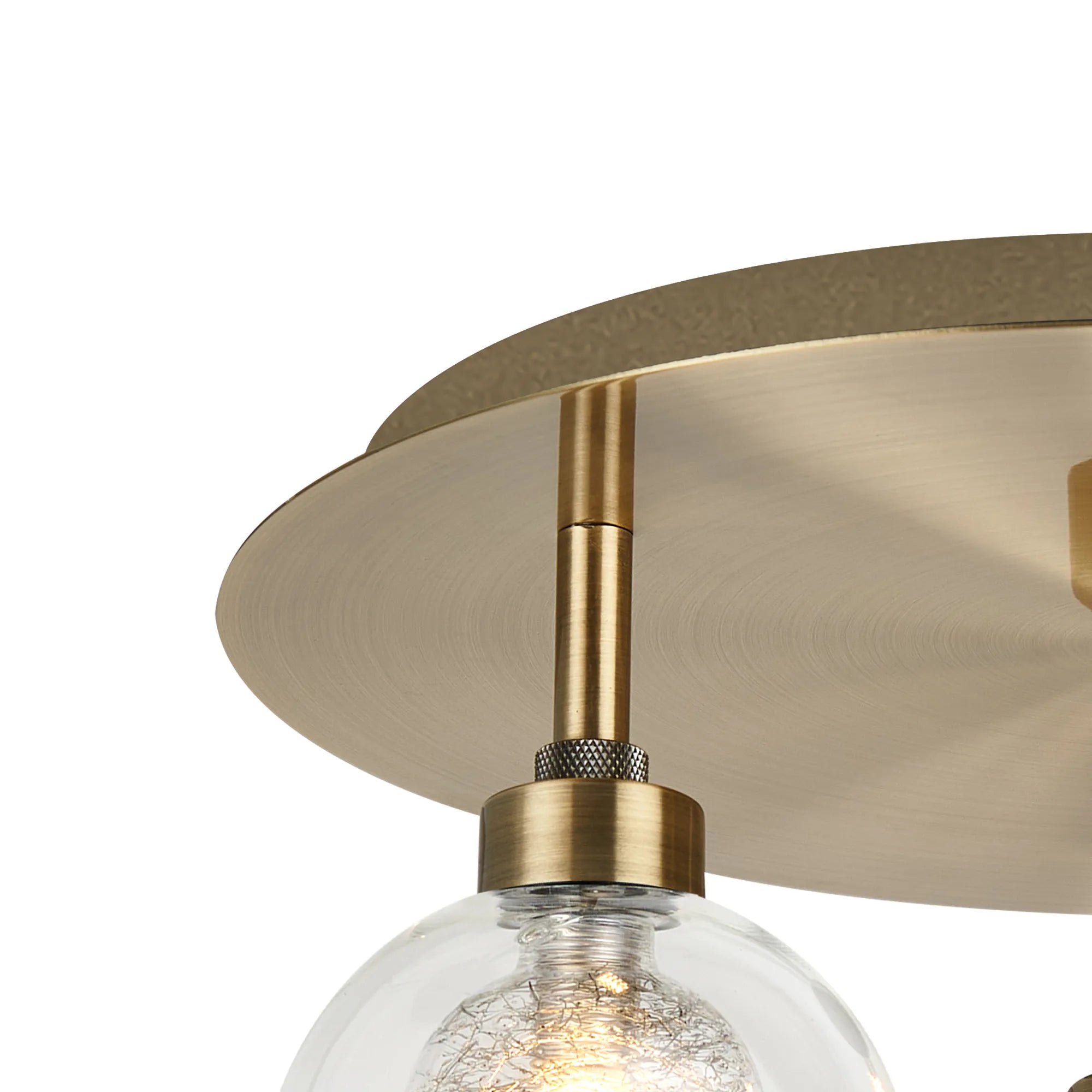 Cassis 3/5Lt Round Flush Ceiling Light - Various Finishes
