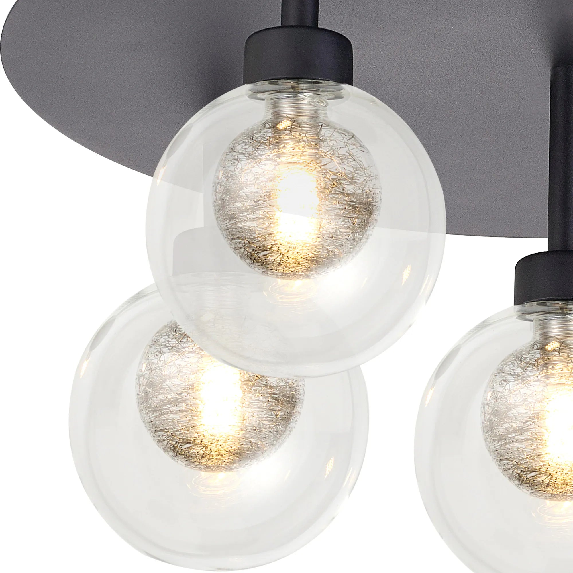 Cassis 3/5Lt Round Flush Ceiling Light - Various Finishes