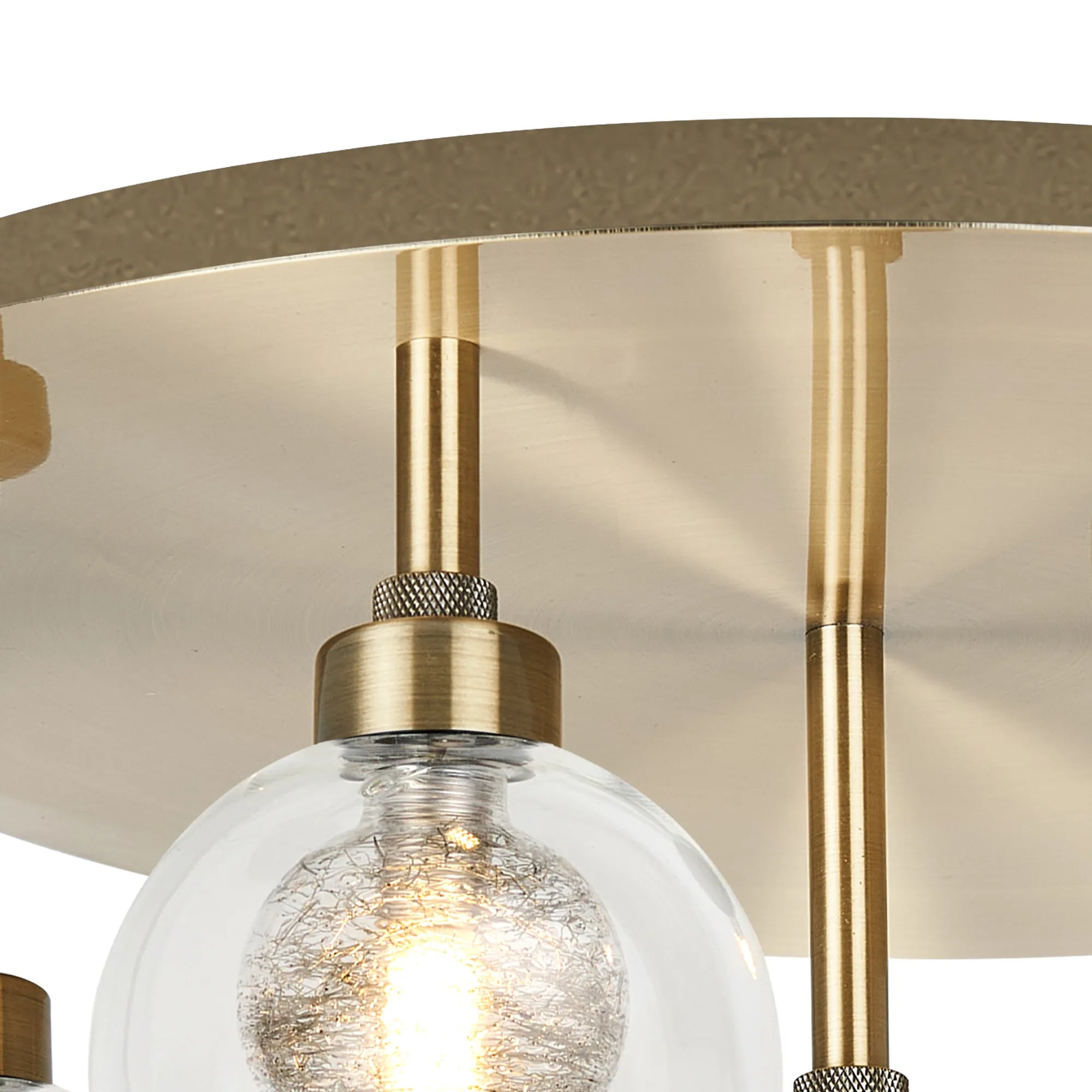 Cassis 3/5Lt Round Flush Ceiling Light - Various Finishes
