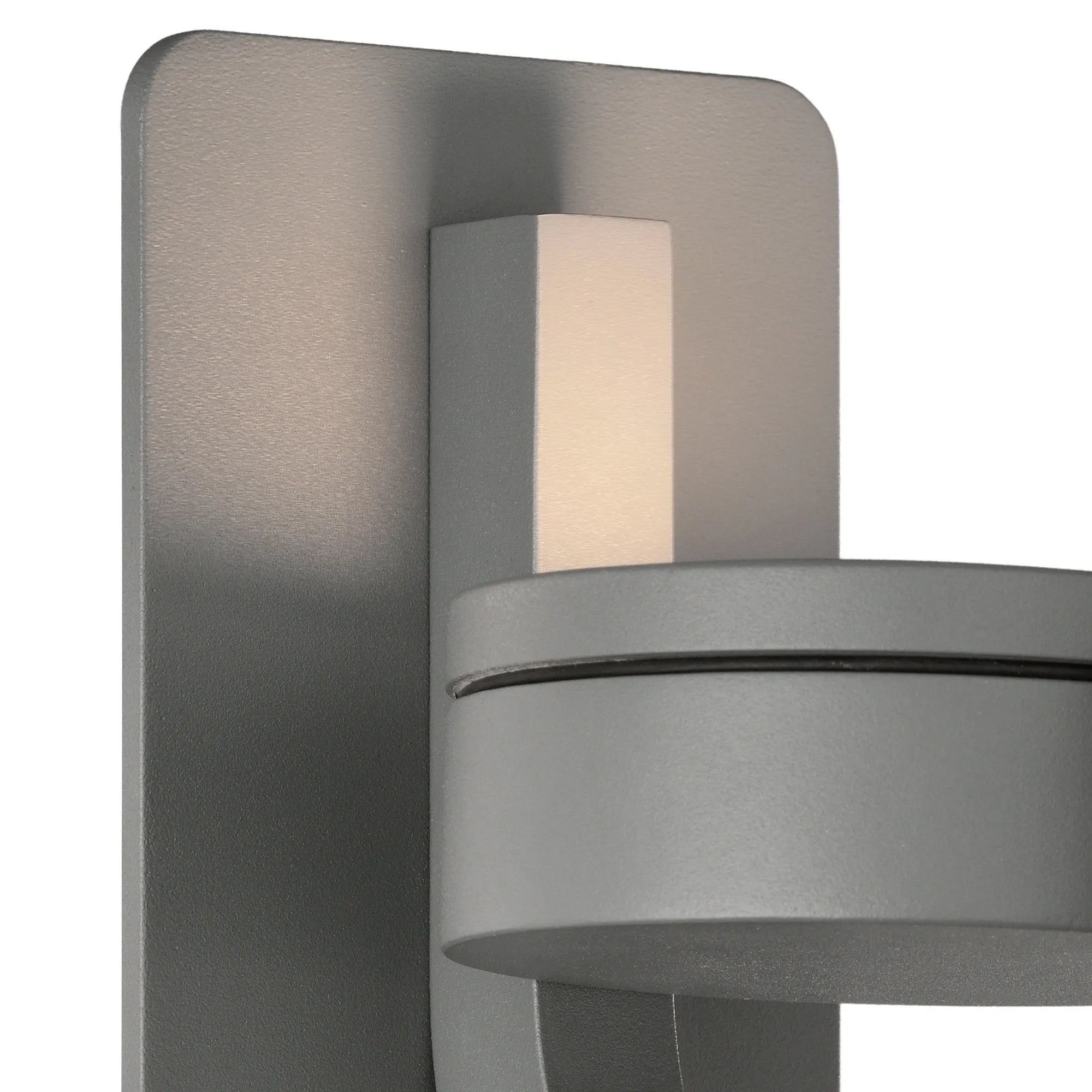 Iguazu 1/2Lt Wall Lamp- Anthracite/ White Finishes