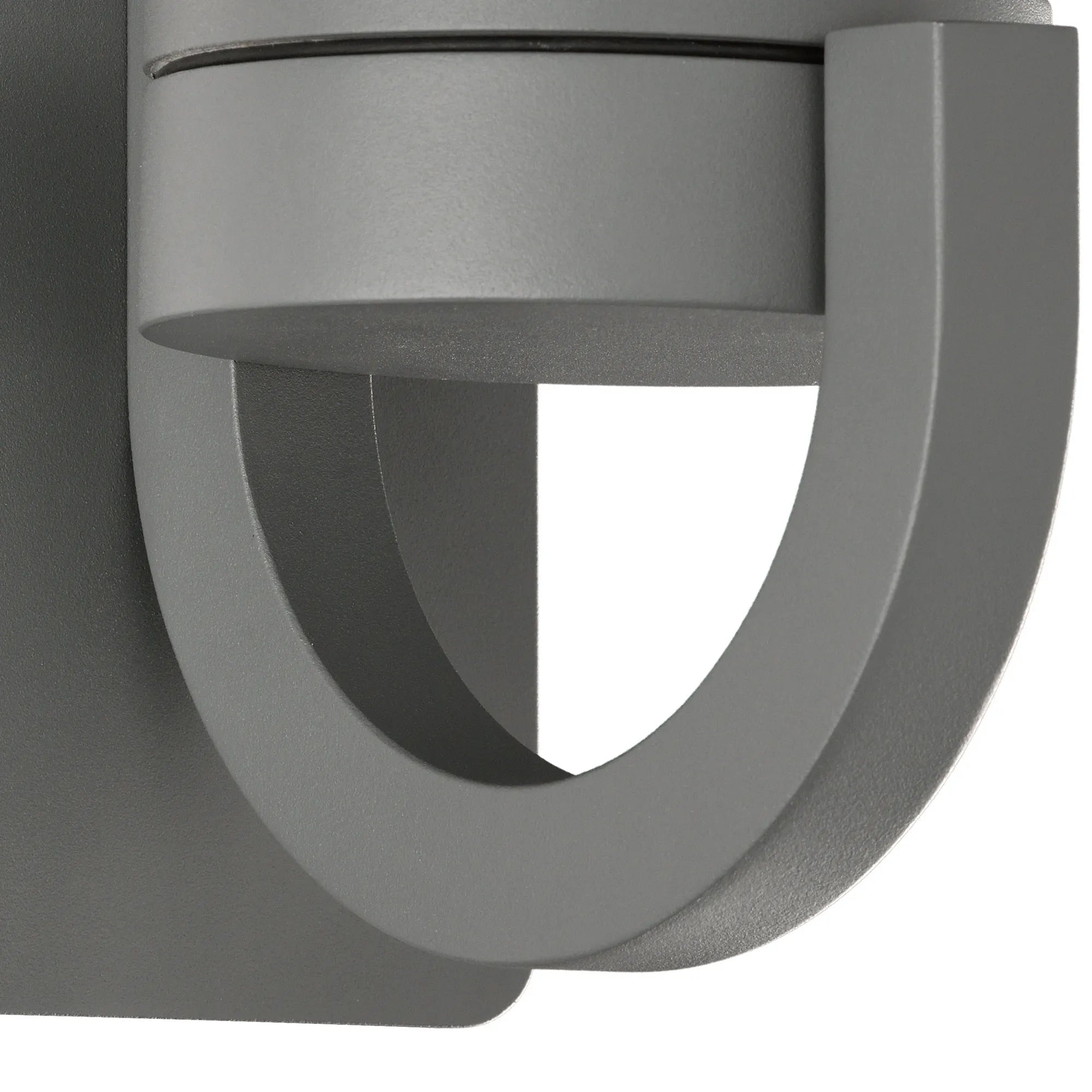 Iguazu 1/2Lt Wall Lamp- Anthracite/ White Finishes