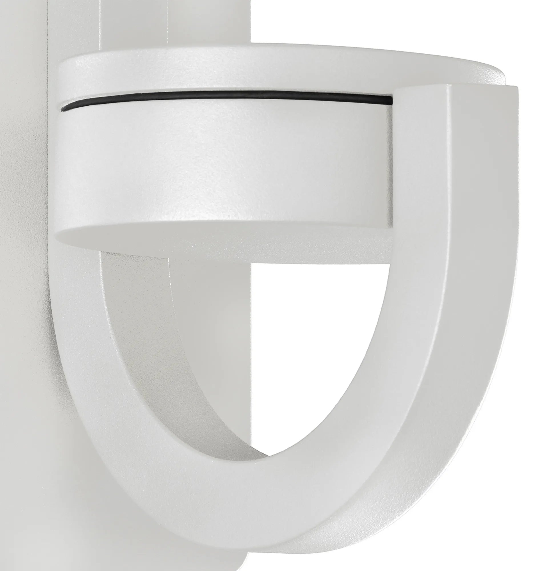 Iguazu 1/2Lt Wall Lamp- Anthracite/ White Finishes