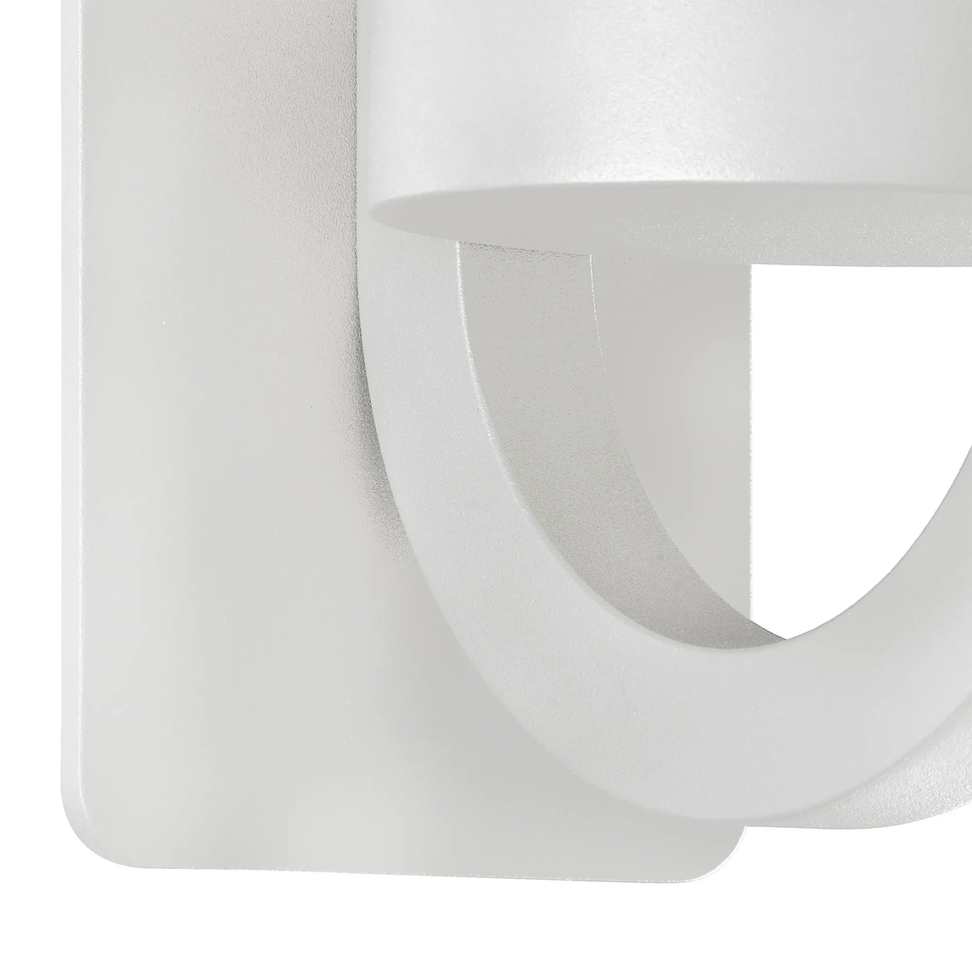 Iguazu 1/2Lt Wall Lamp- Anthracite/ White Finishes