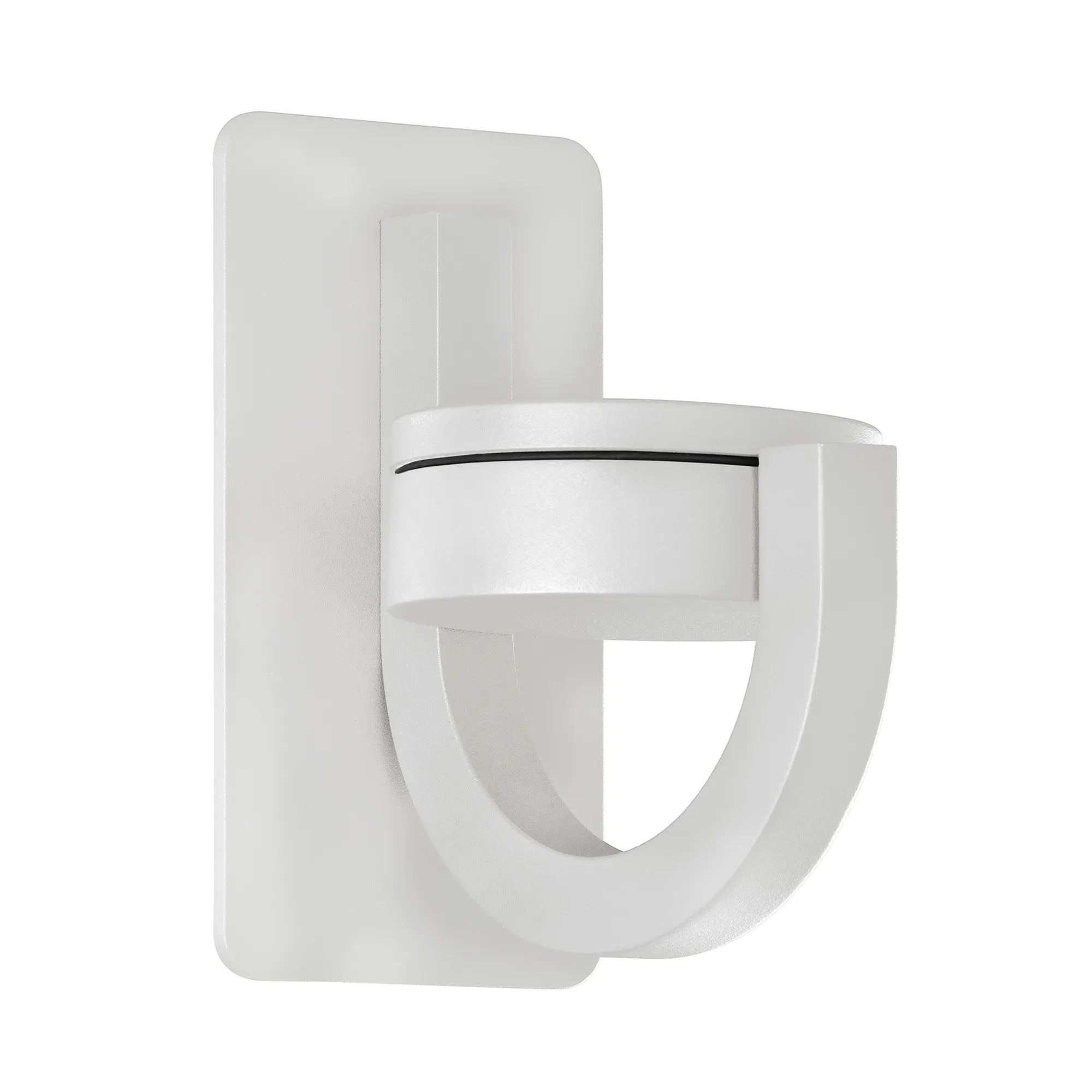 Iguazu 1/2Lt Wall Lamp- Anthracite/ White Finishes