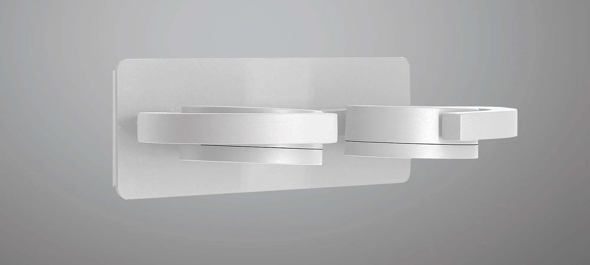 Iguazu 1/2Lt Wall Lamp- Anthracite/ White Finishes