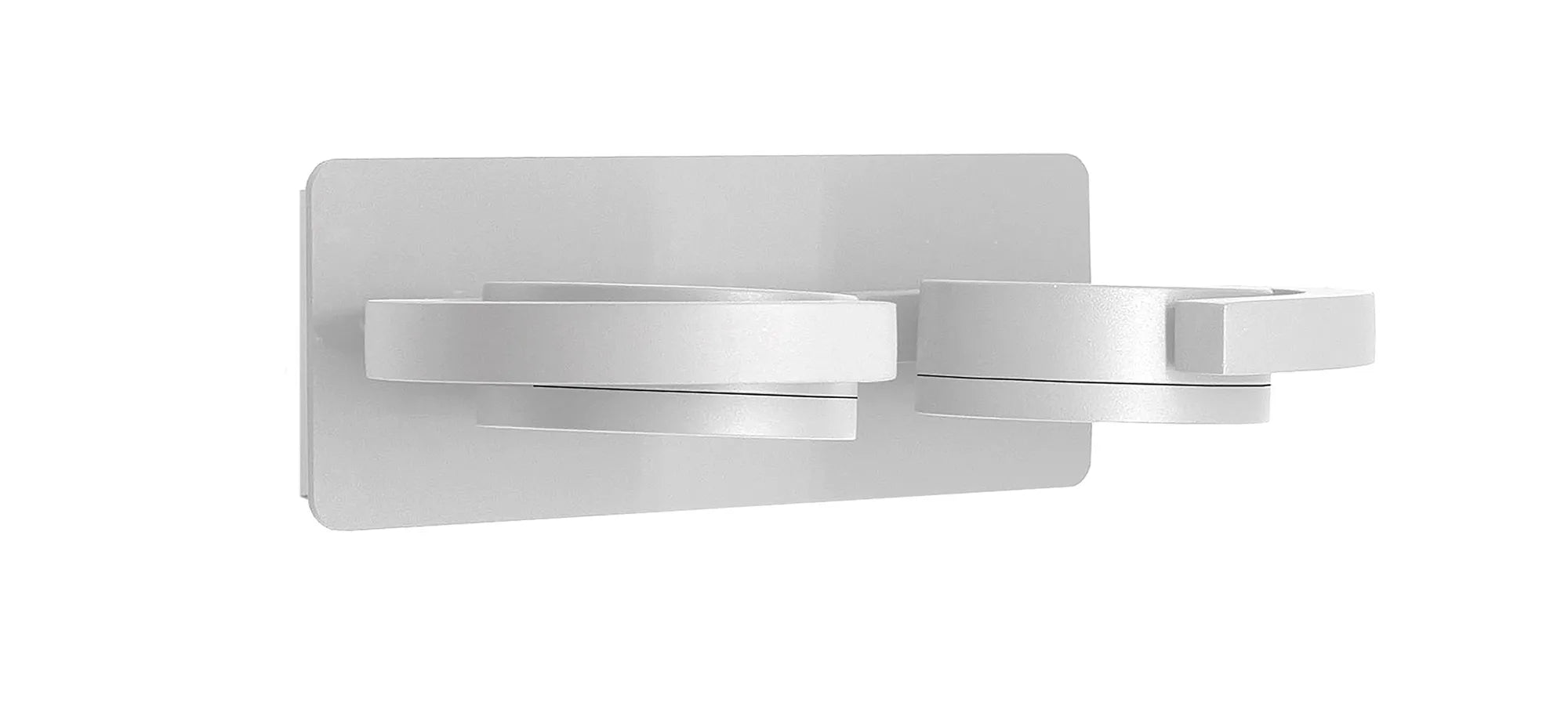 Iguazu 1/2Lt Wall Lamp- Anthracite/ White Finishes