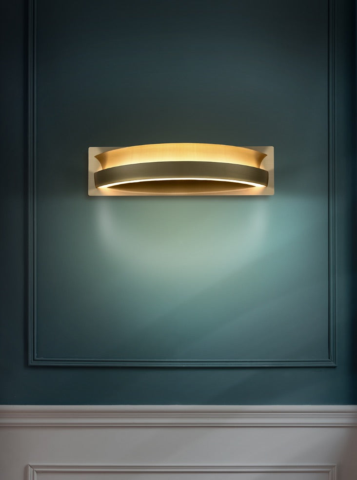 Estevan Satin Brass LED Wall Light