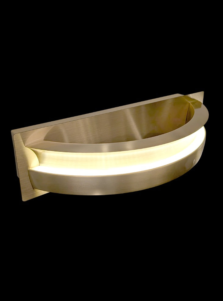 Estevan Satin Brass LED Wall Light