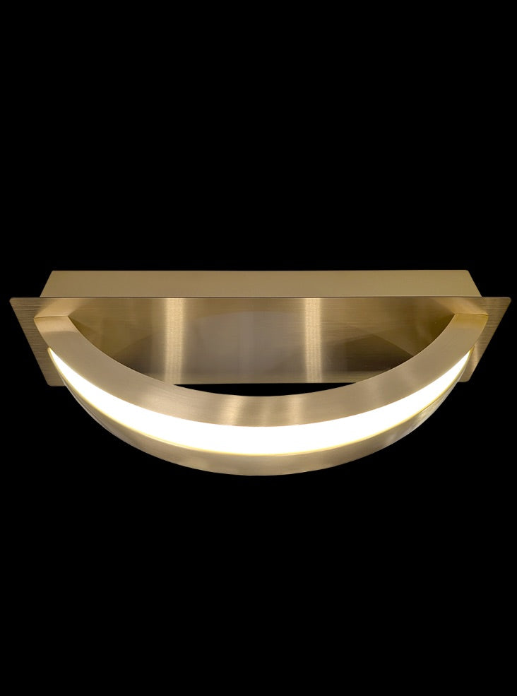 Estevan Satin Brass LED Wall Light