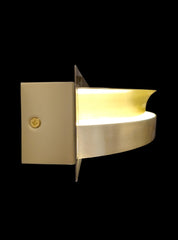 Estevan Satin Brass LED Wall Light
