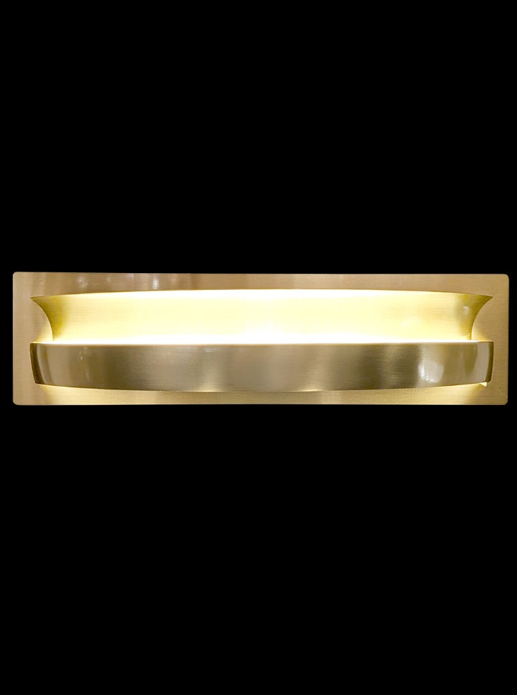 Estevan Satin Brass LED Wall Light
